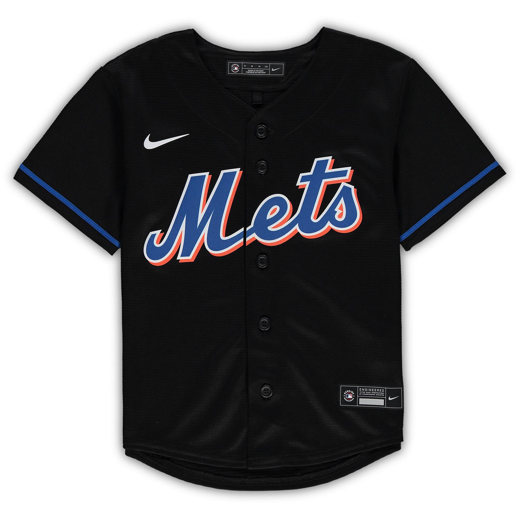 Francisco Lindor New York MetsPreschool Alternate Replica Player Jersey - Black