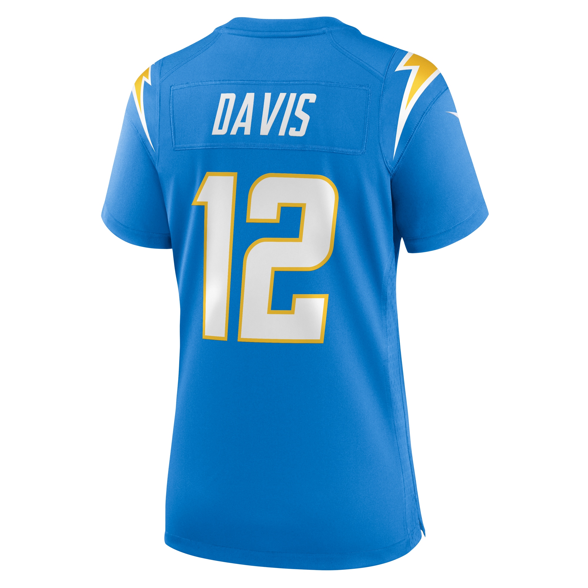 Derius Davis Los Angeles Chargers Women's Team Game Jersey - Powder Blue