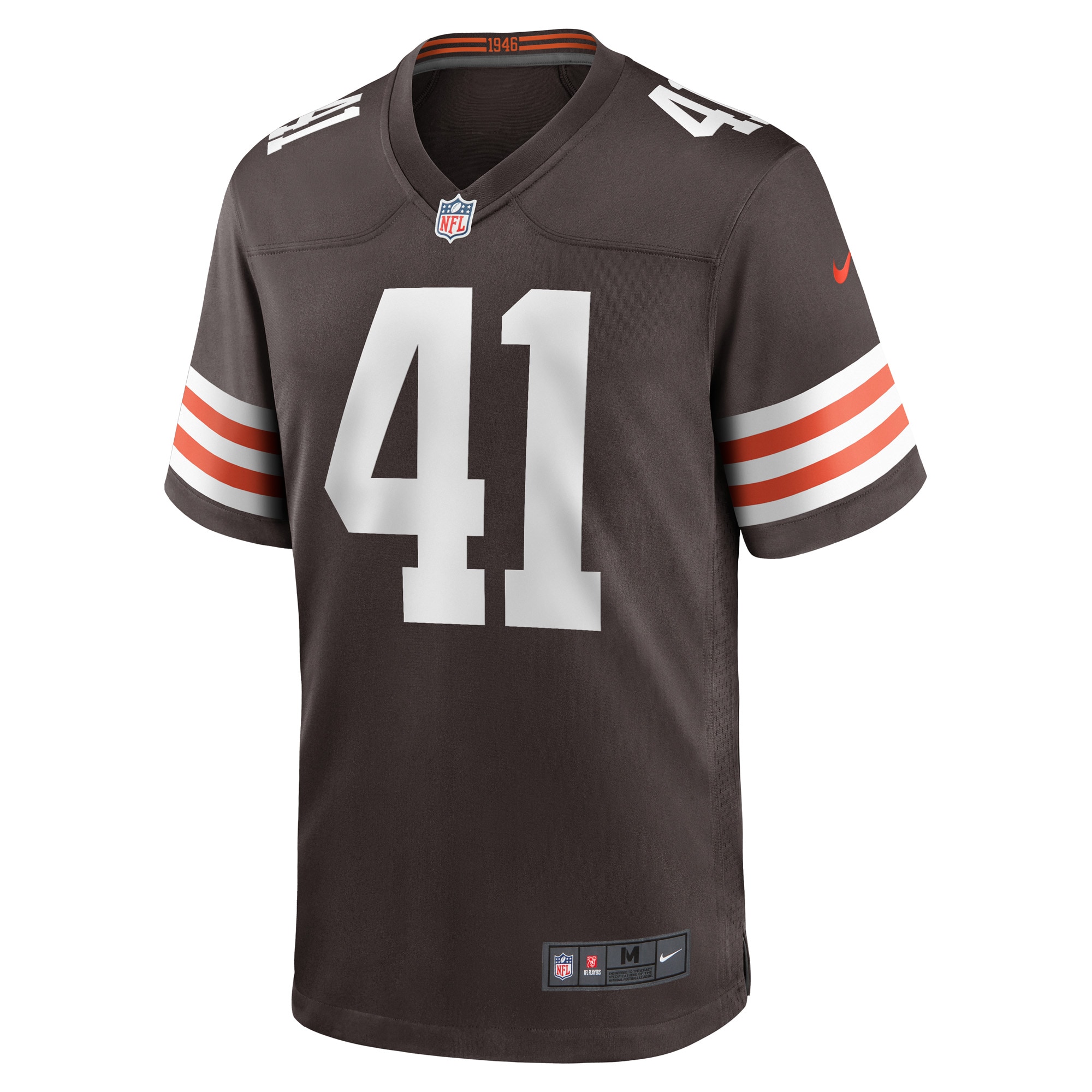 John Kelly Jr. Cleveland BrownsGame Player Jersey - Brown