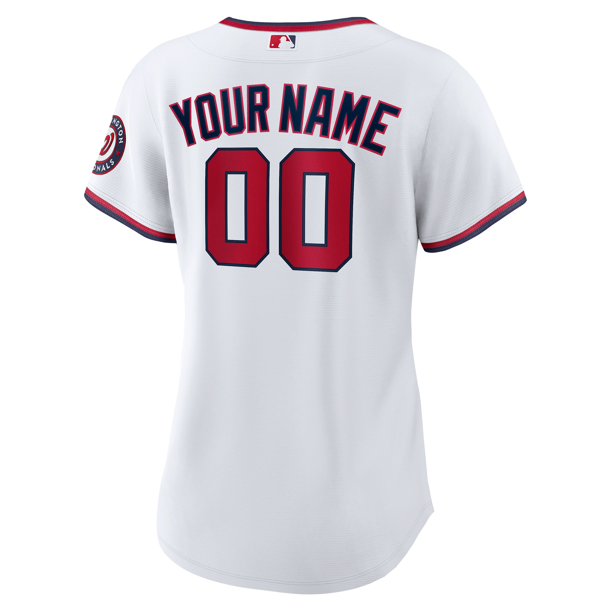 Washington Nationals Women's Replica Custom Jersey - White