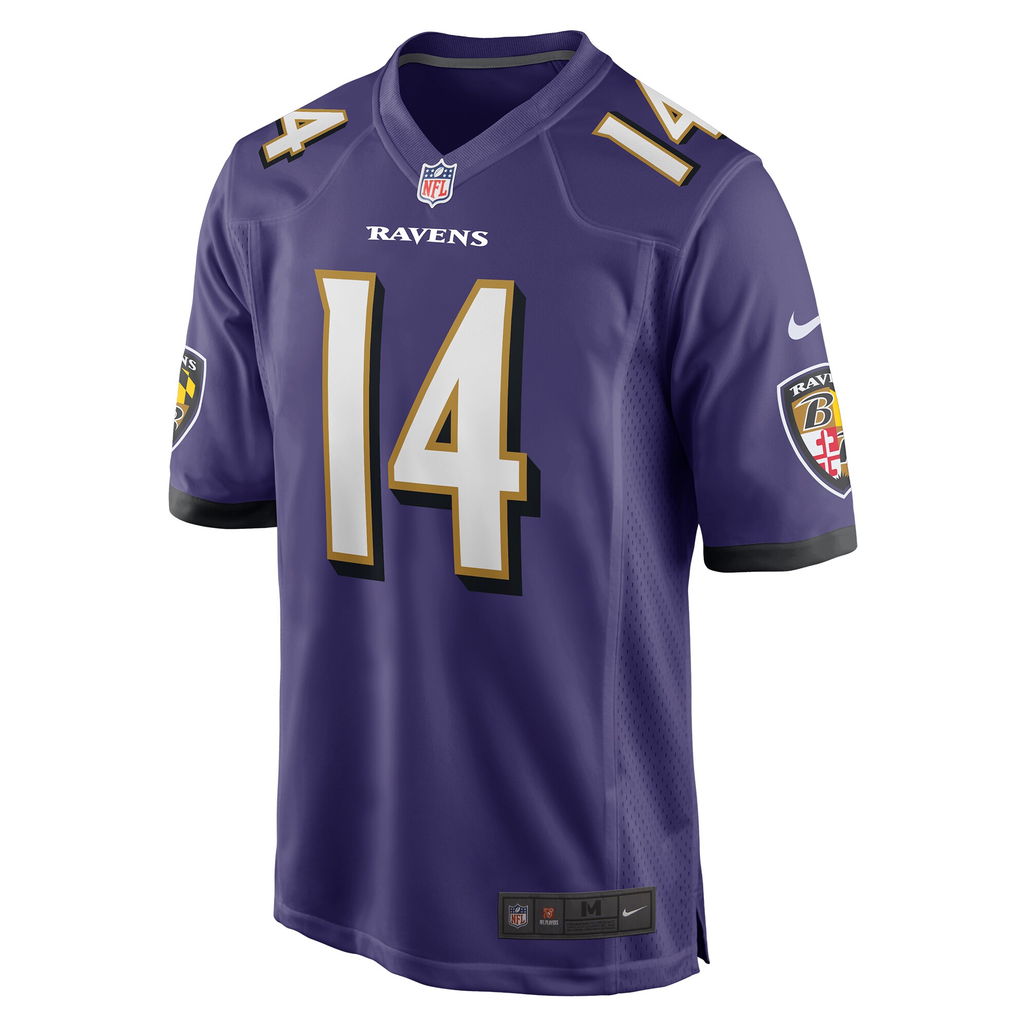 Kyle Hamilton Baltimore RavensPlayer Game Jersey - Purple