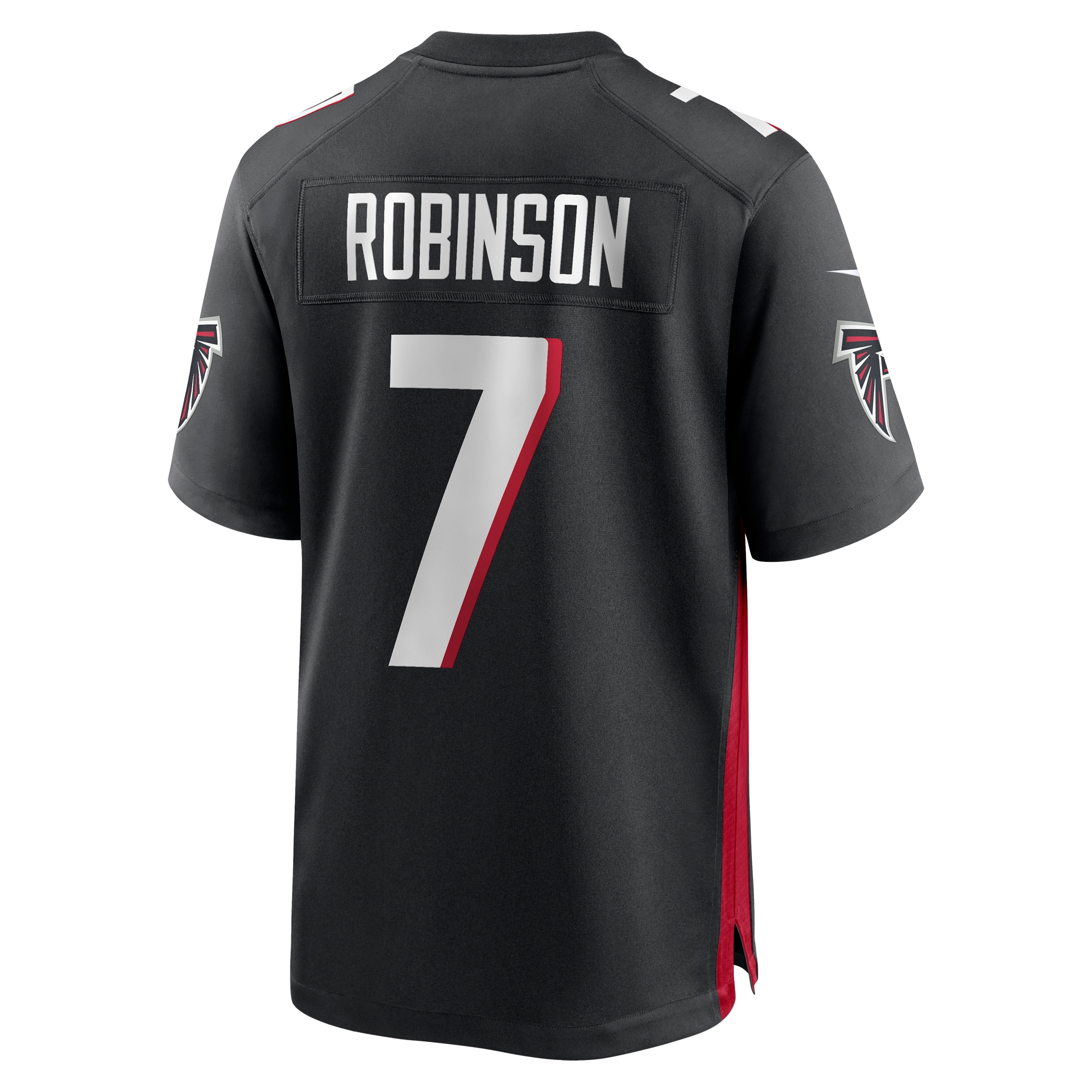 Bijan Robinson Atlanta Falcons2023 NFL Draft First Round Pick Game Jersey - Black