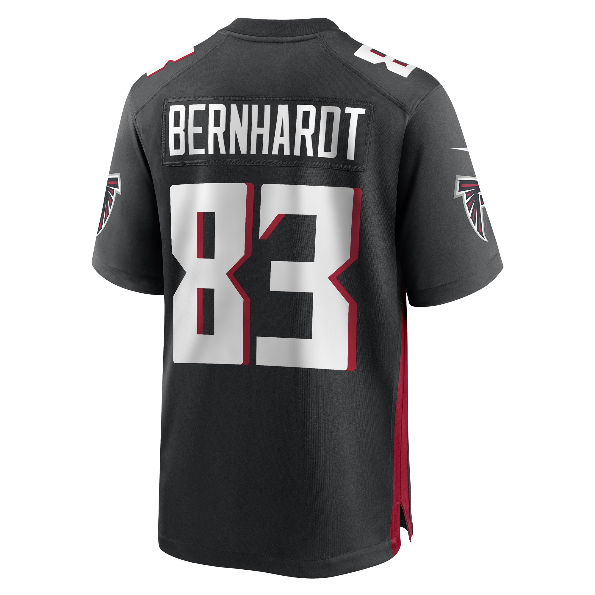 Jared Bernhardt Atlanta FalconsGame Player Jersey - Black