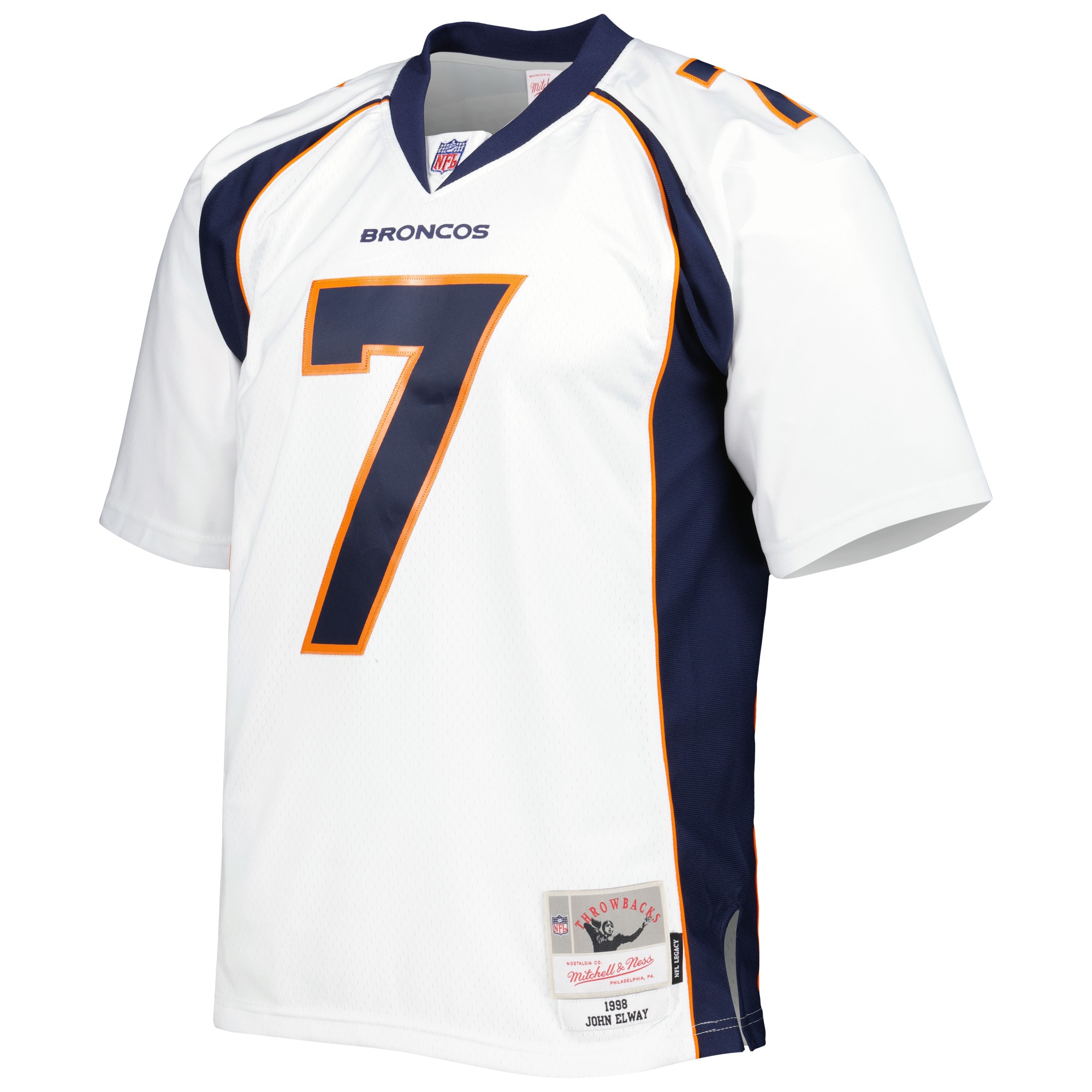 John Elway Denver Broncos Mitchell & Ness 1998 Legacy Replica Jersey - White