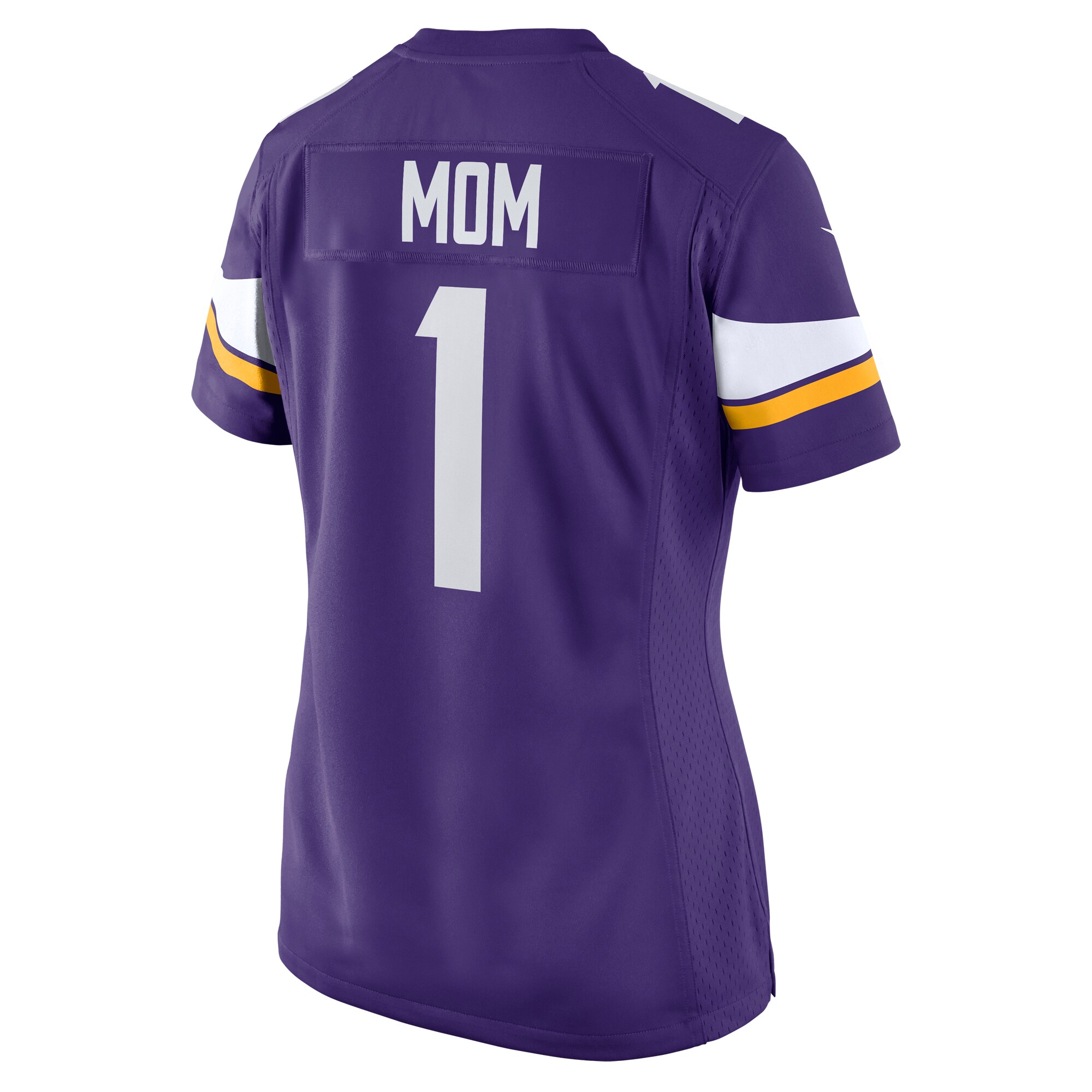 Number 1 Mom Minnesota Vikings Women's Game Jersey - Purple
