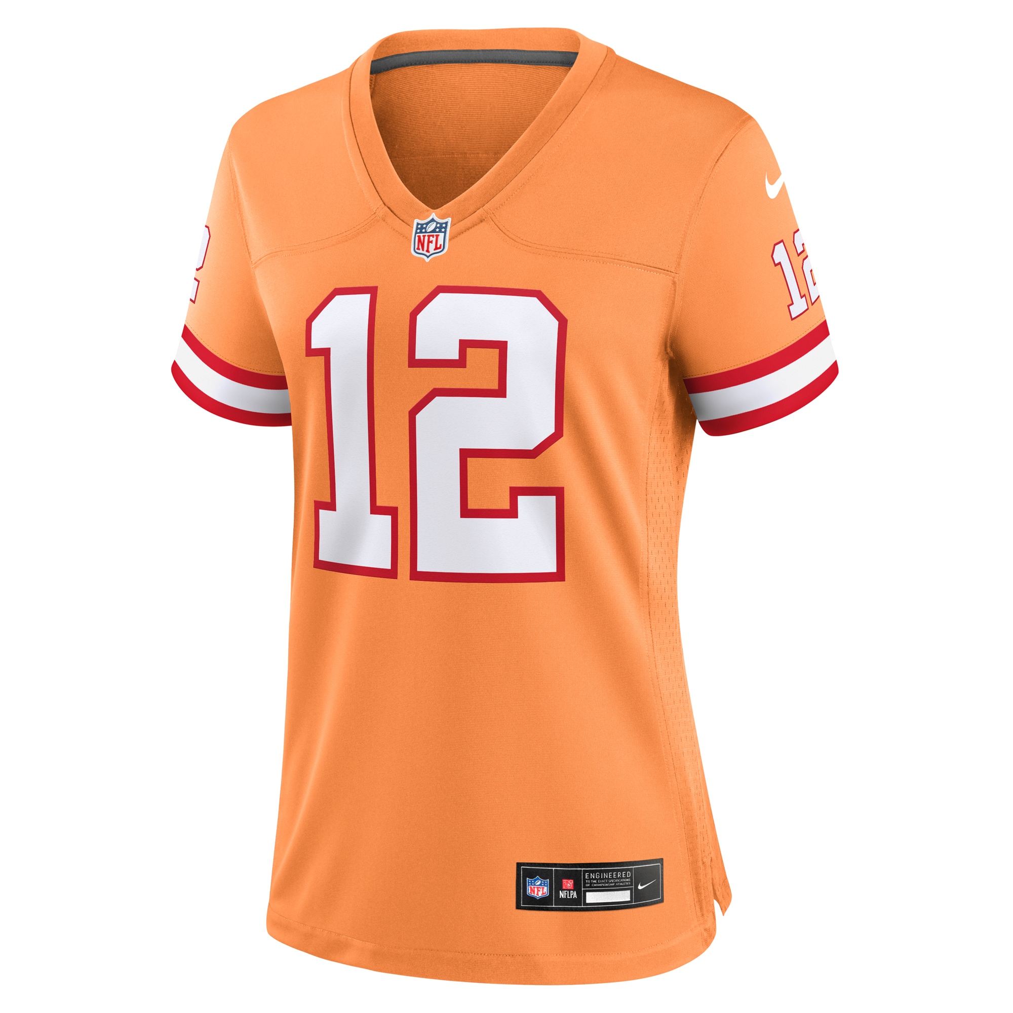 Tom Brady Tampa Bay Buccaneers Women's Throwback Game Jersey - Orange