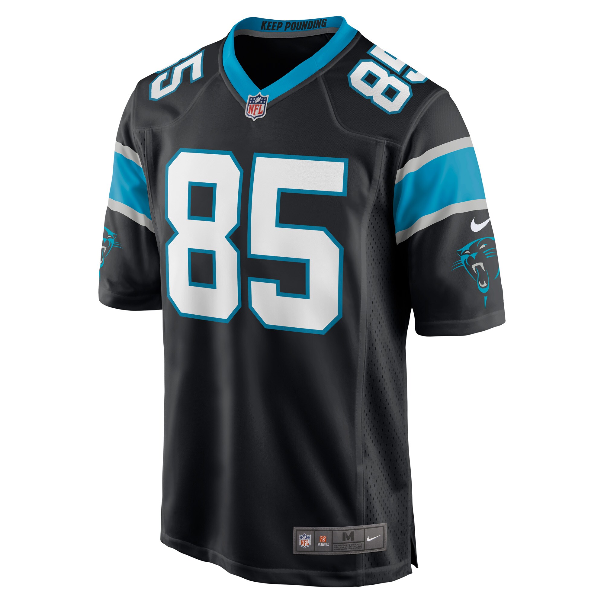 Preston Williams Carolina PanthersGame Player Jersey - Black