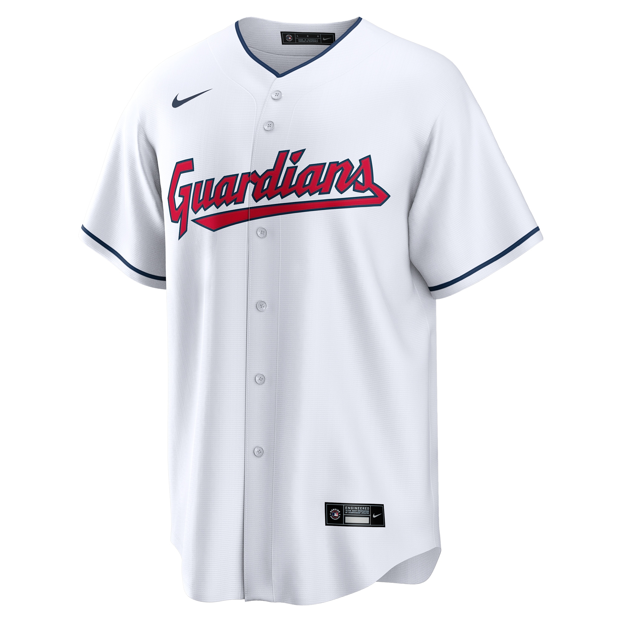 Cleveland GuardiansReplica Custom Jersey - White