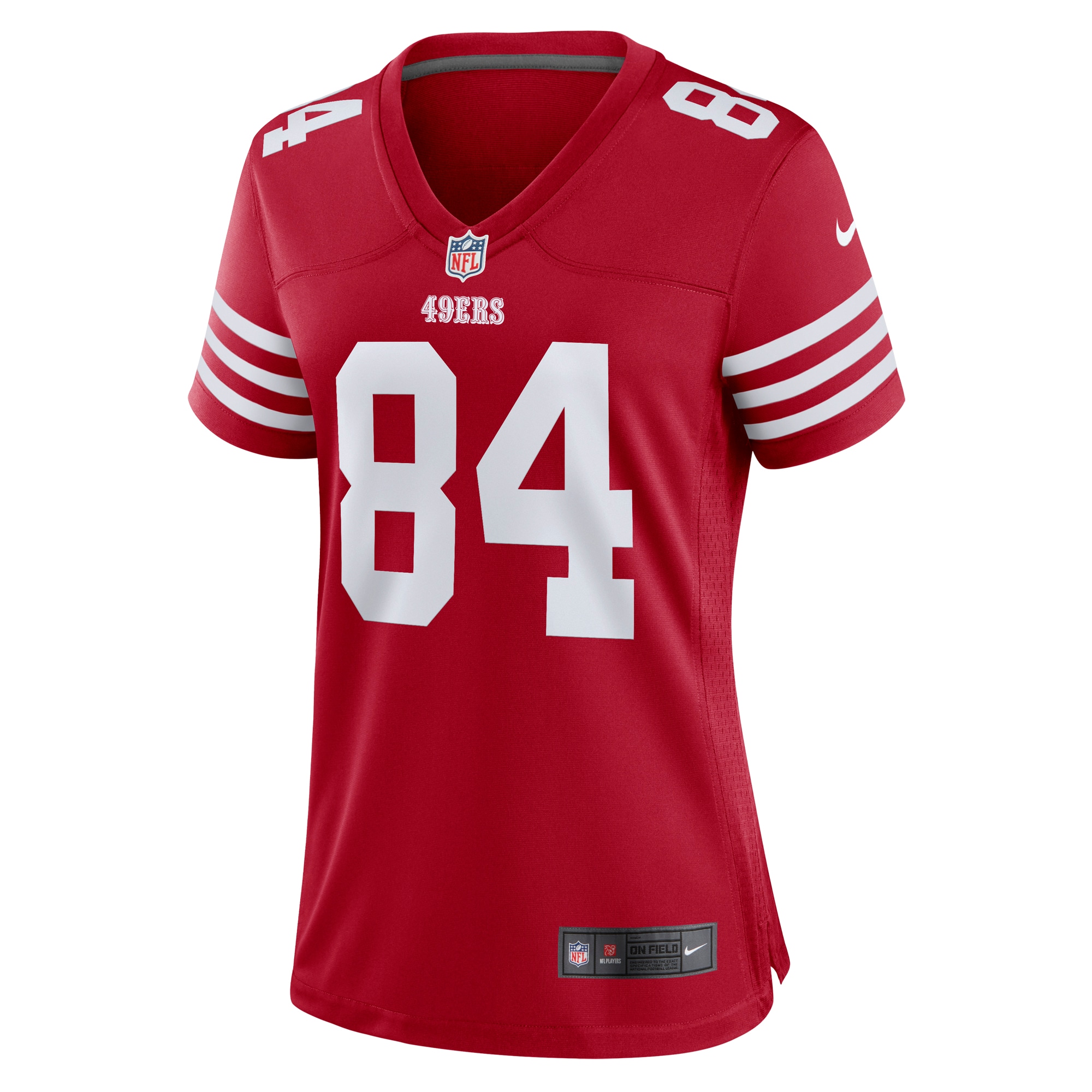 Dazz Newsome San Francisco 49ers Women's Team Game Jersey - Scarlet