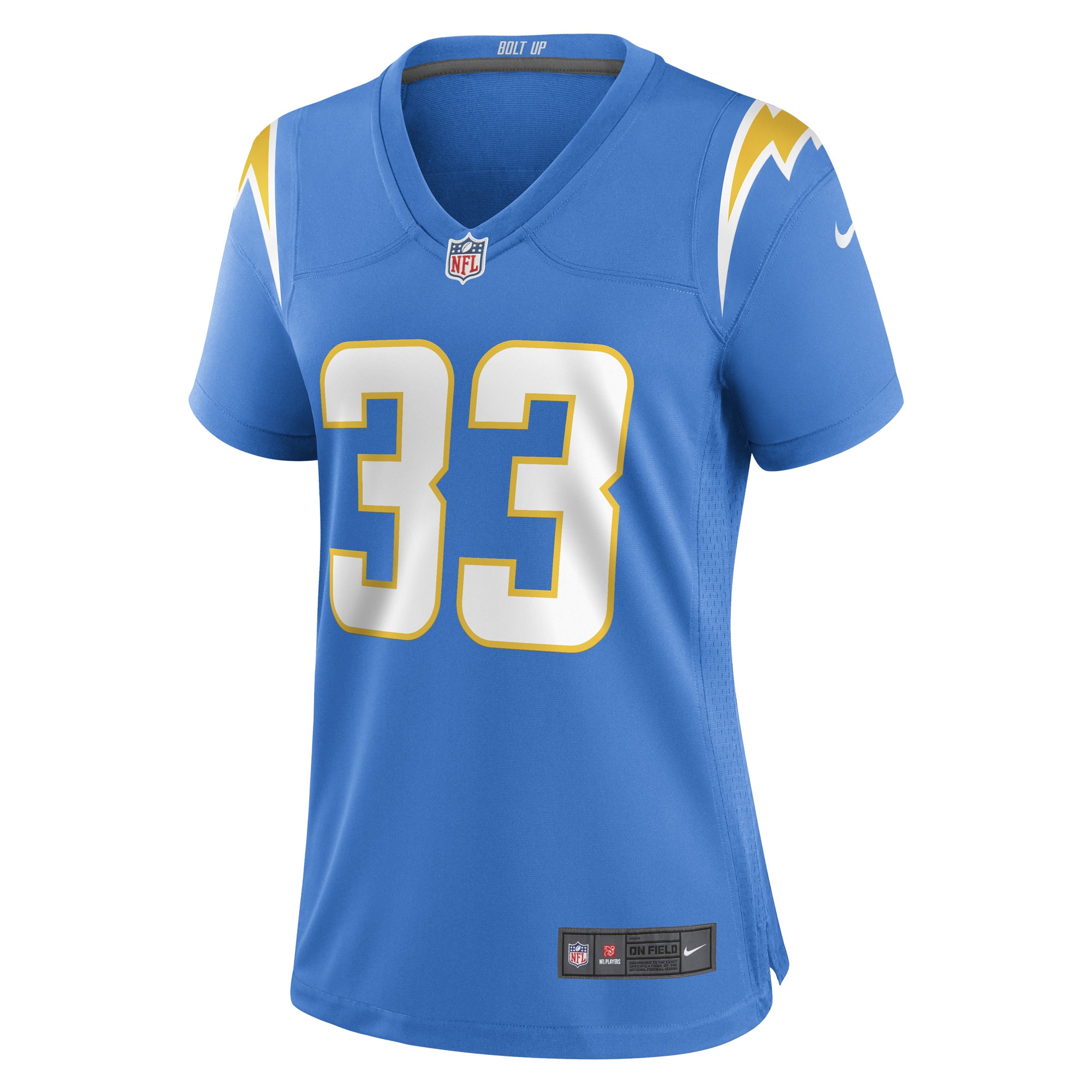 Deane Leonard Los Angeles Chargers Women's Game Player Jersey - Powder Blue