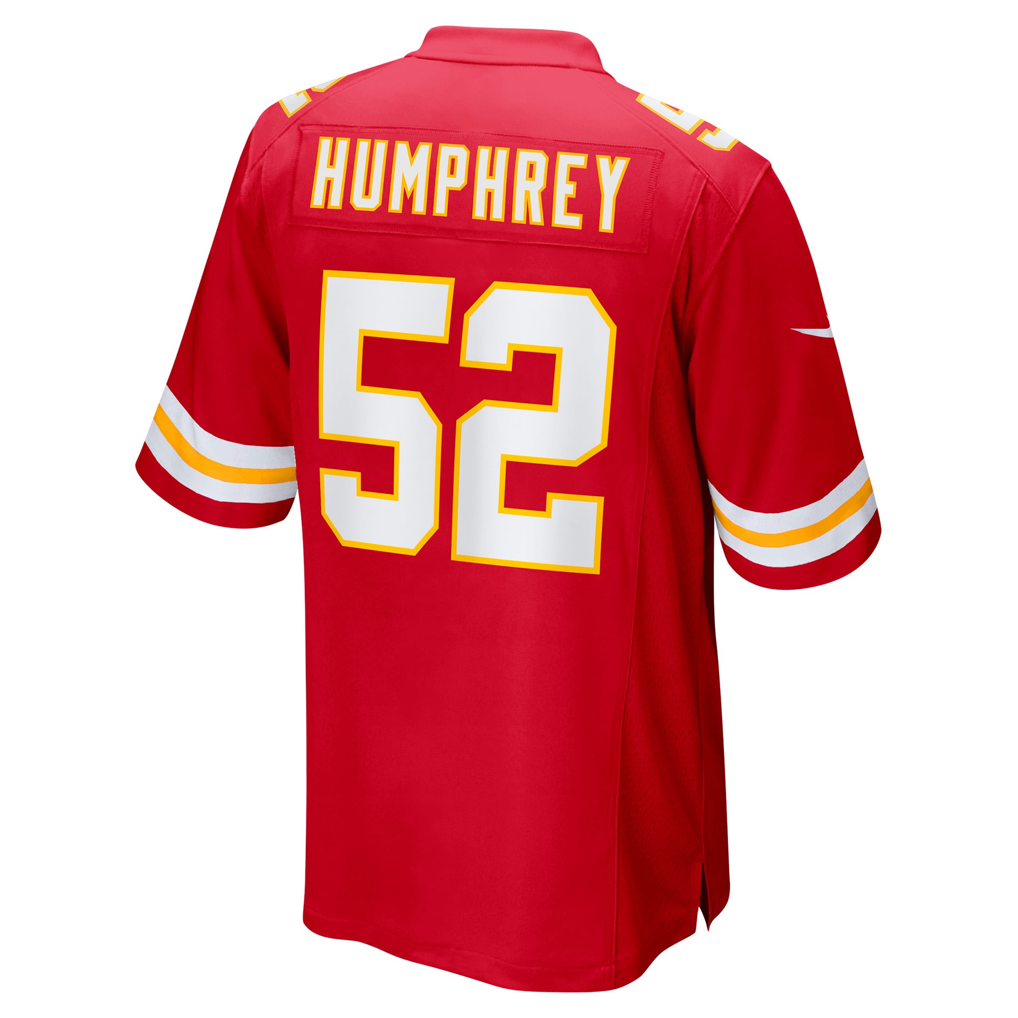 Creed Humphrey Kansas City ChiefsSuper Bowl LVII Patch Game Jersey - Red