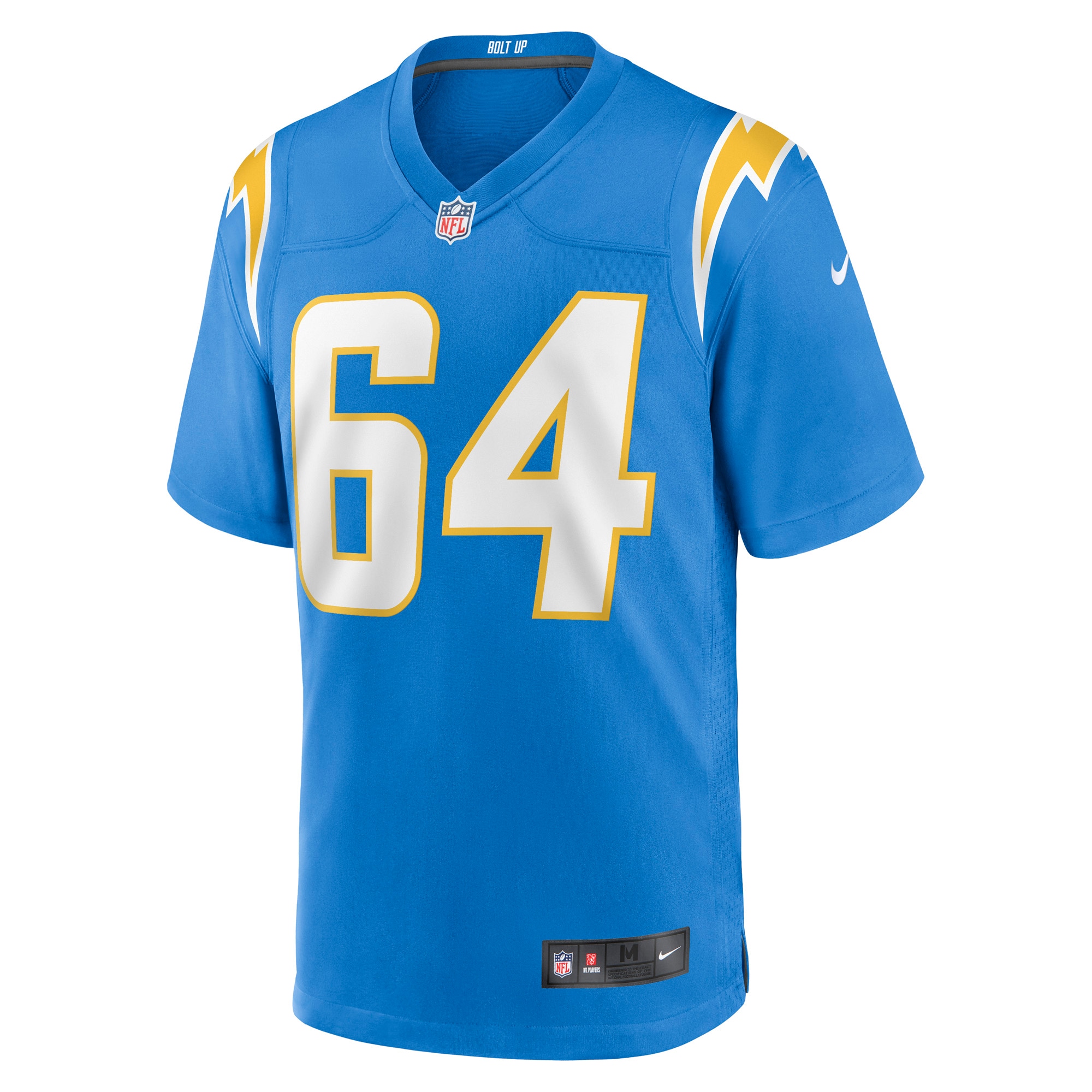 Brenden Jaimes Los Angeles ChargersGame Jersey - Powder Blue