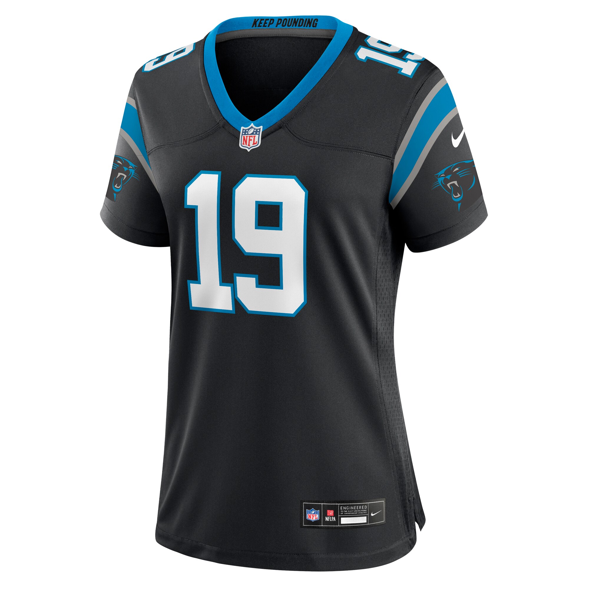 Adam Thielen Carolina Panthers Women's Team Game Jersey - Black