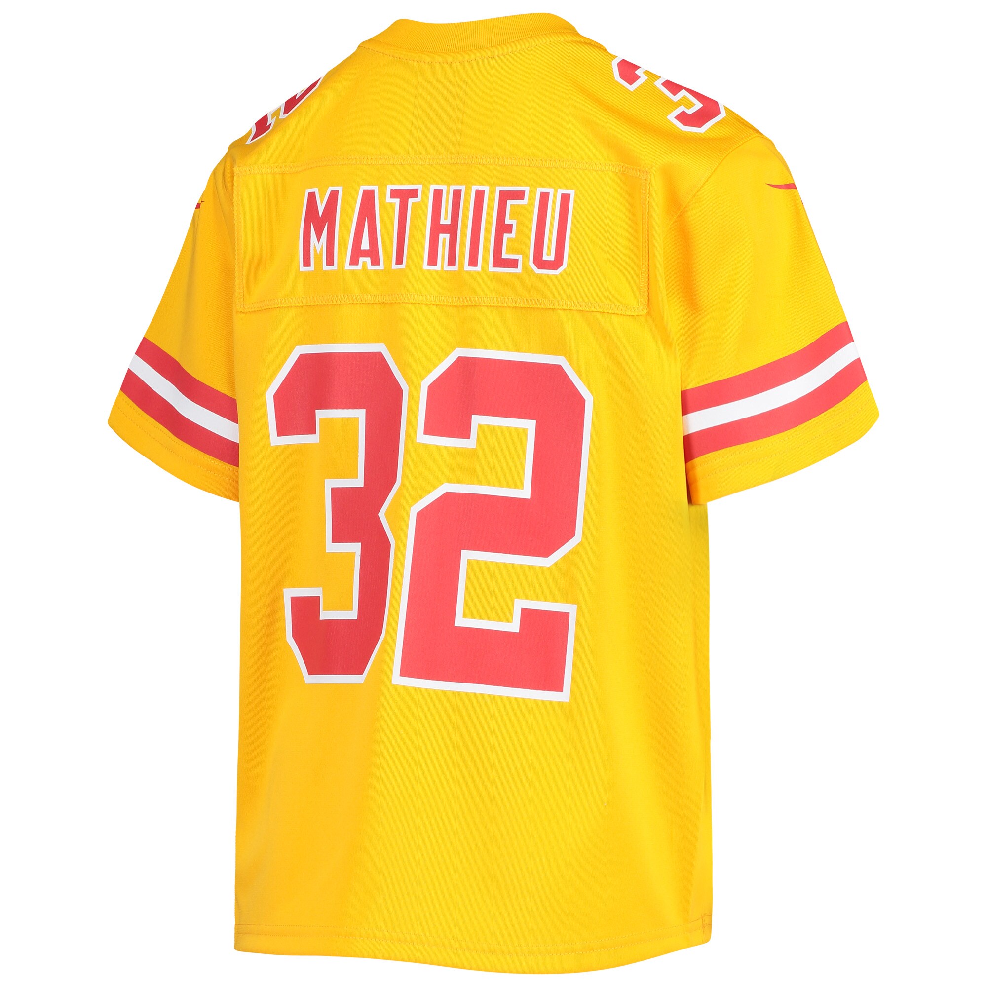 Tyrann Mathieu Kansas City ChiefsYouth Inverted Team Game Jersey - Gold