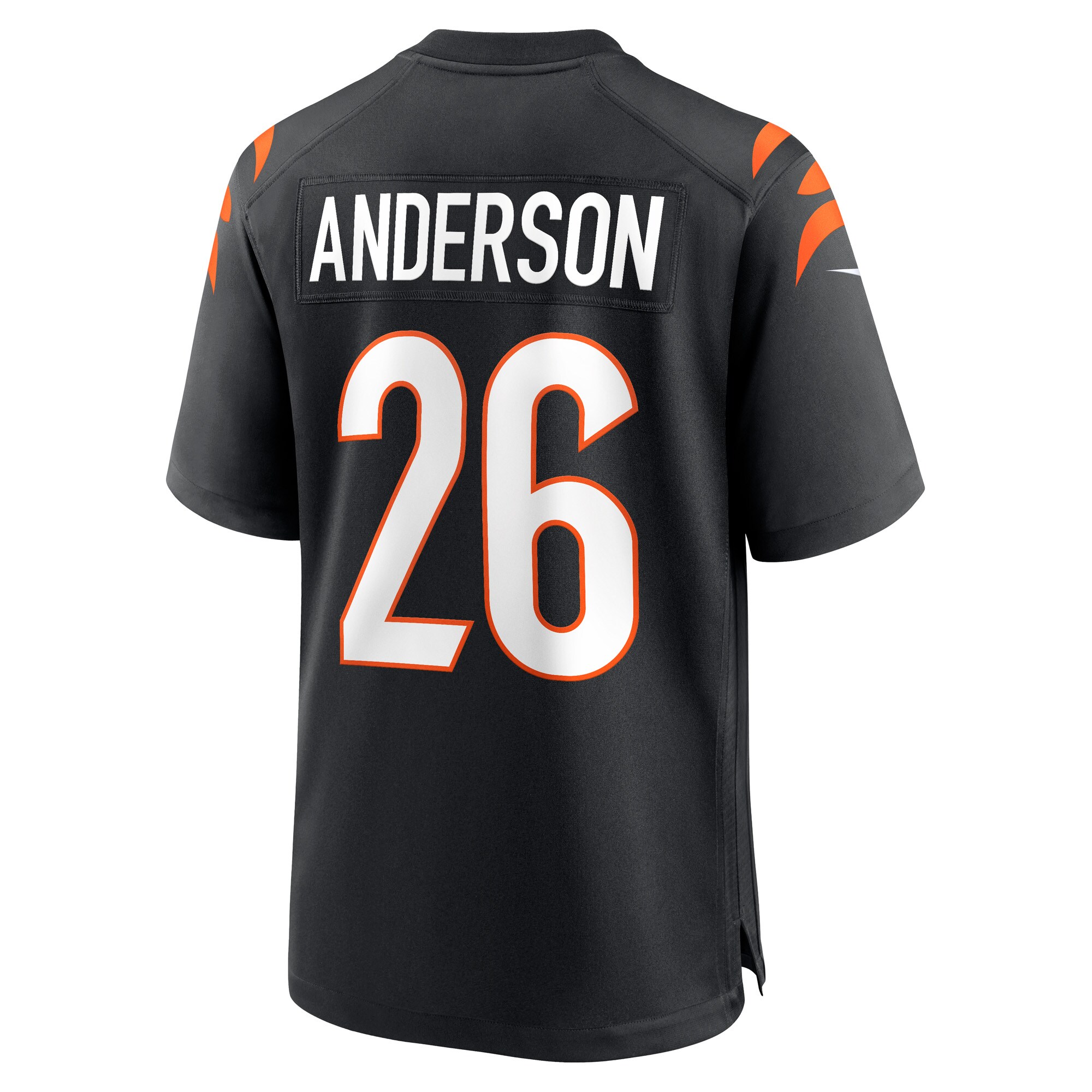 Tycen Anderson Cincinnati BengalsGame Player Jersey - Black