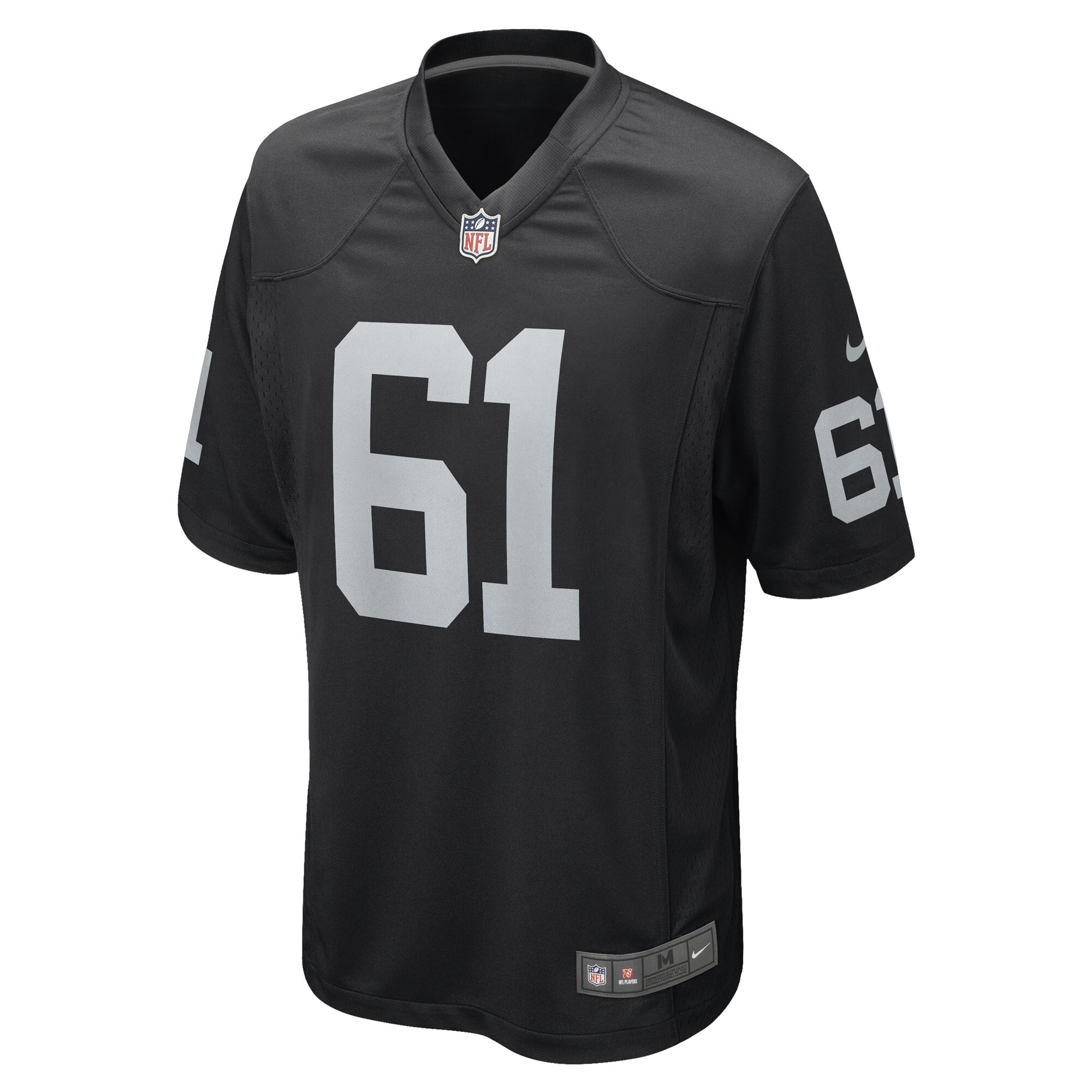 Jordan Meredith Las Vegas RaidersGame Player Jersey - Black