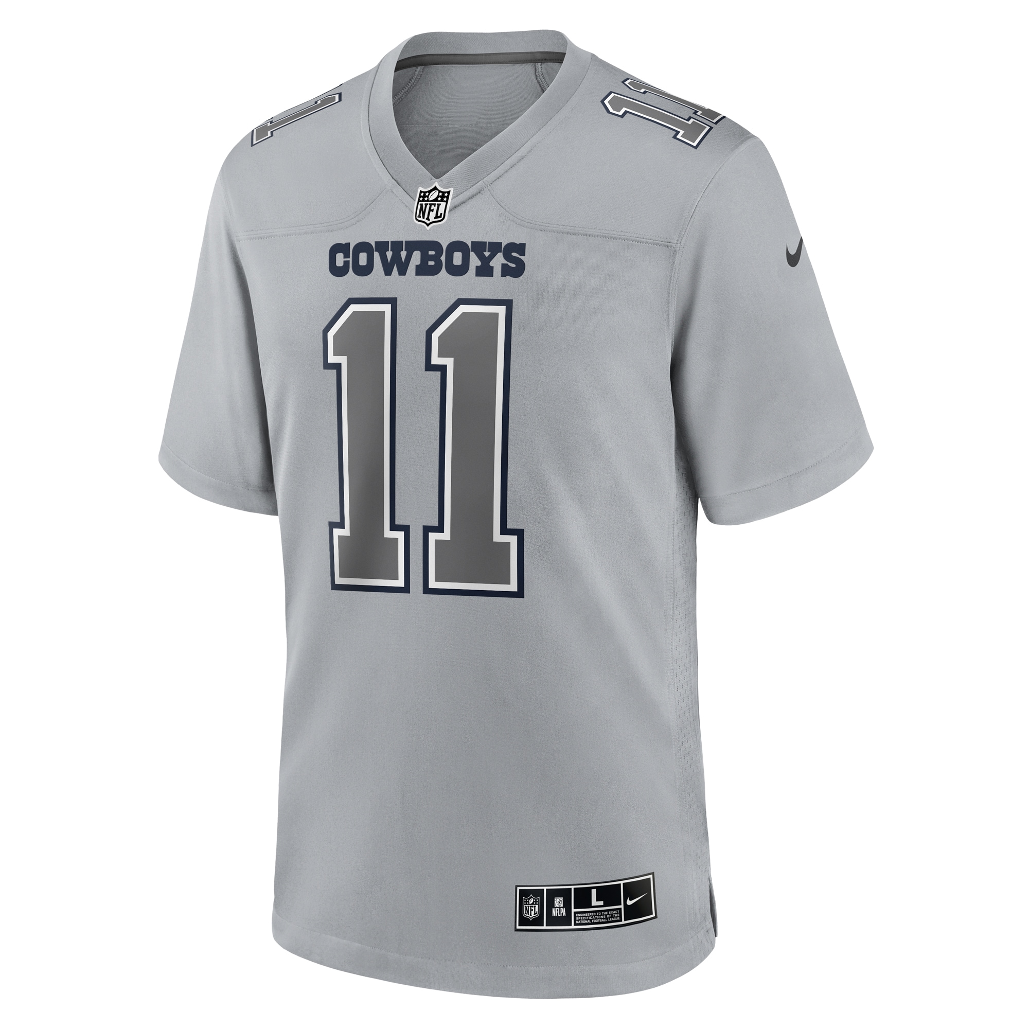 Micah Parsons Dallas CowboysAtmosphere Fashion Game Jersey - Gray