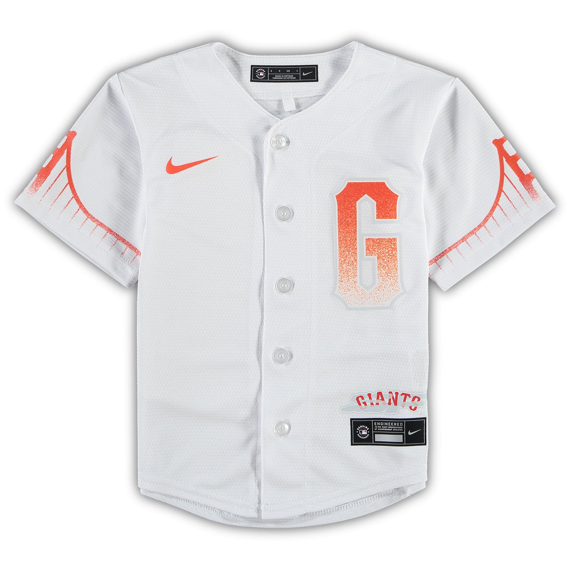 San Francisco GiantsPreschool MLB City Connect Replica Team Jersey - White