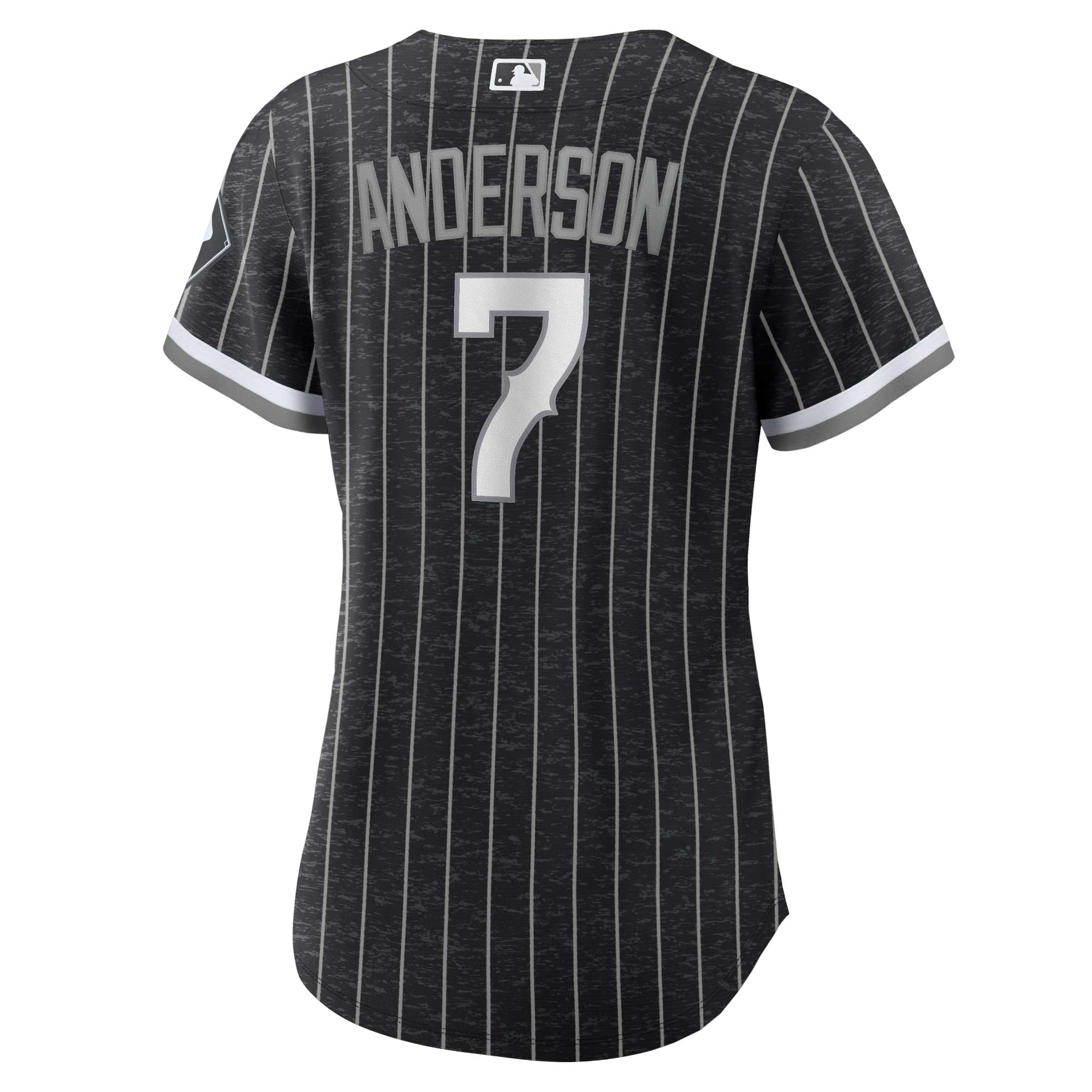 Tim Anderson Chicago White Sox Women's City Connect Replica Player Jersey - Black