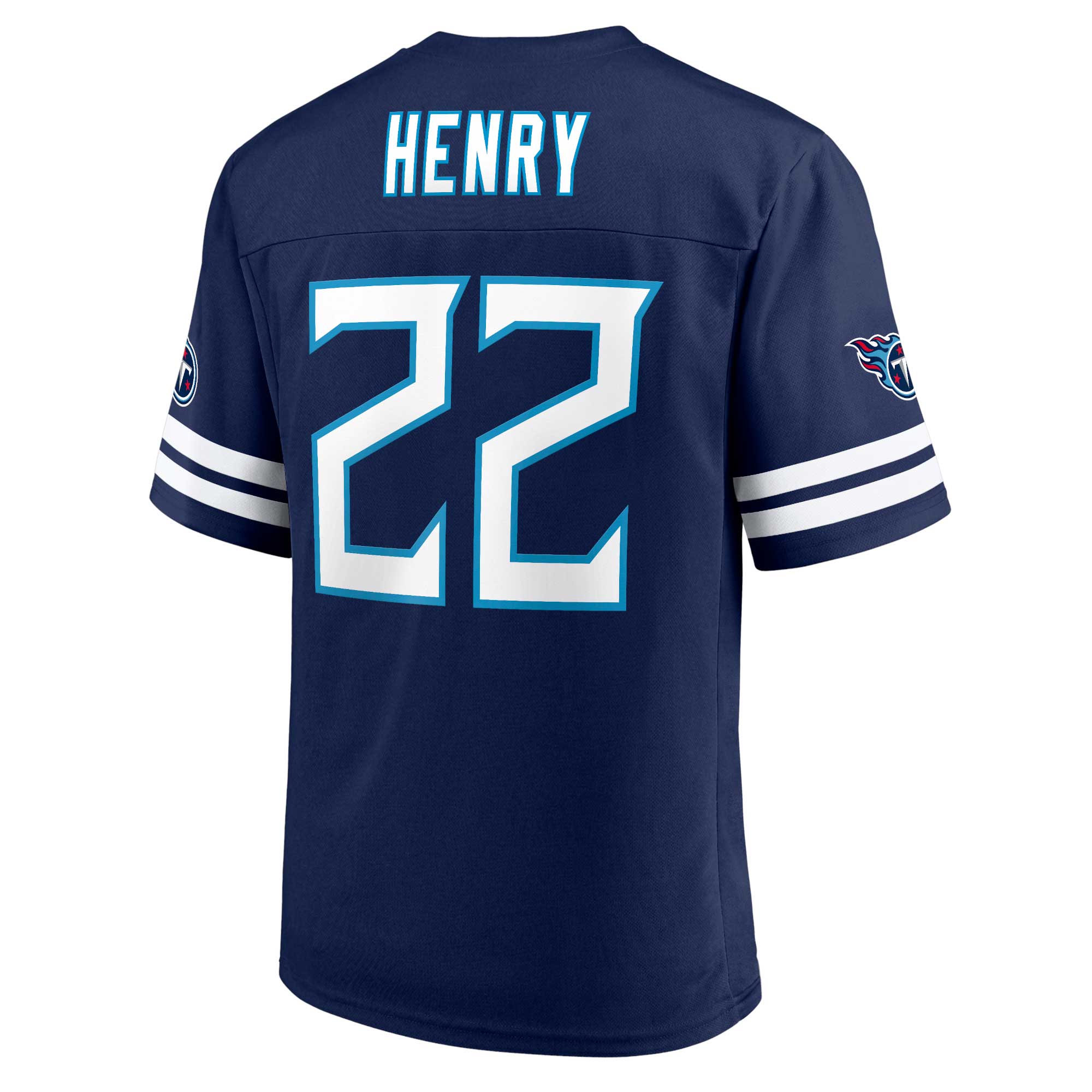 Men's Derrick Henry Navy Tennessee Titans Replica Player Jersey