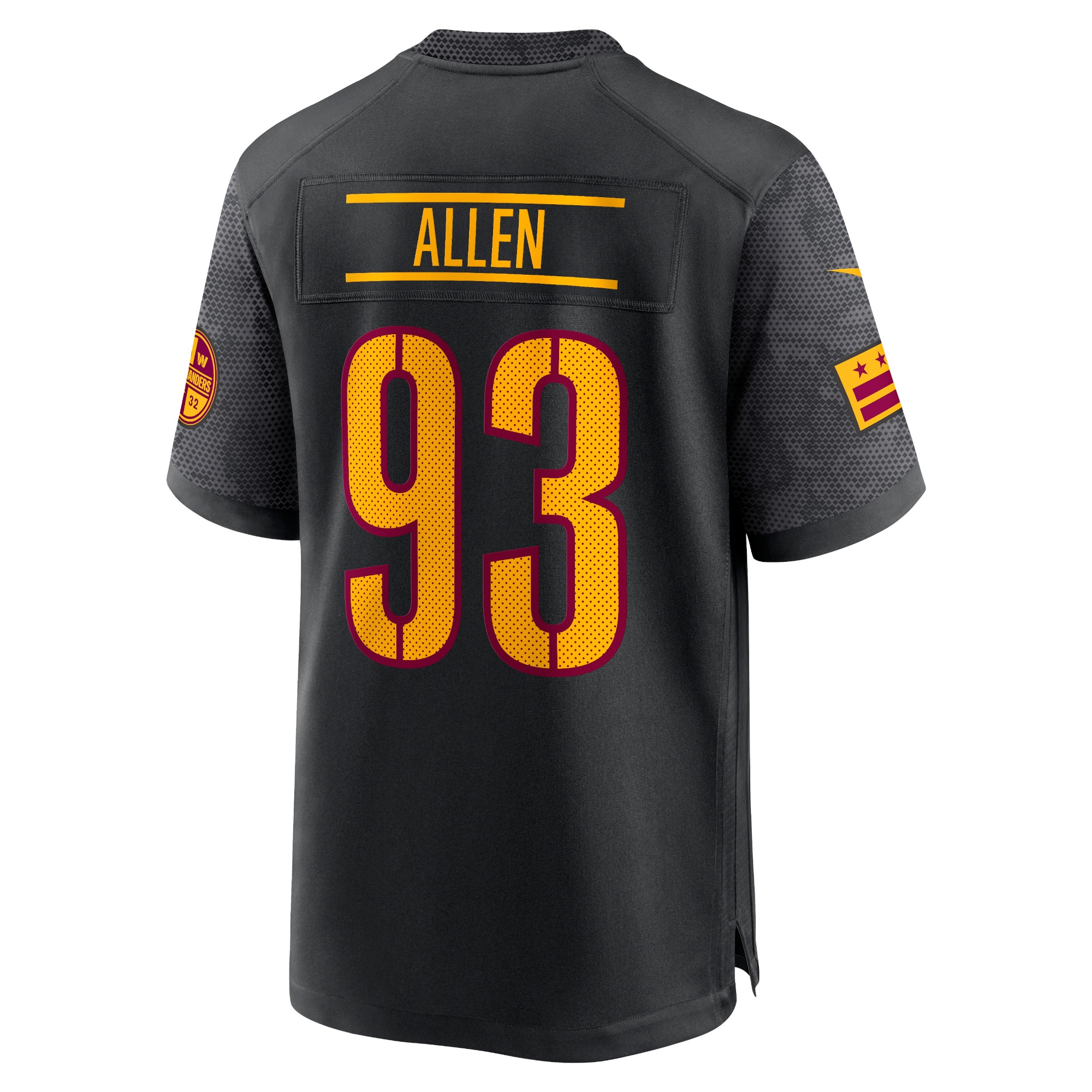 Jonathan Allen Washington CommandersAlternate Game Player Jersey - Black
