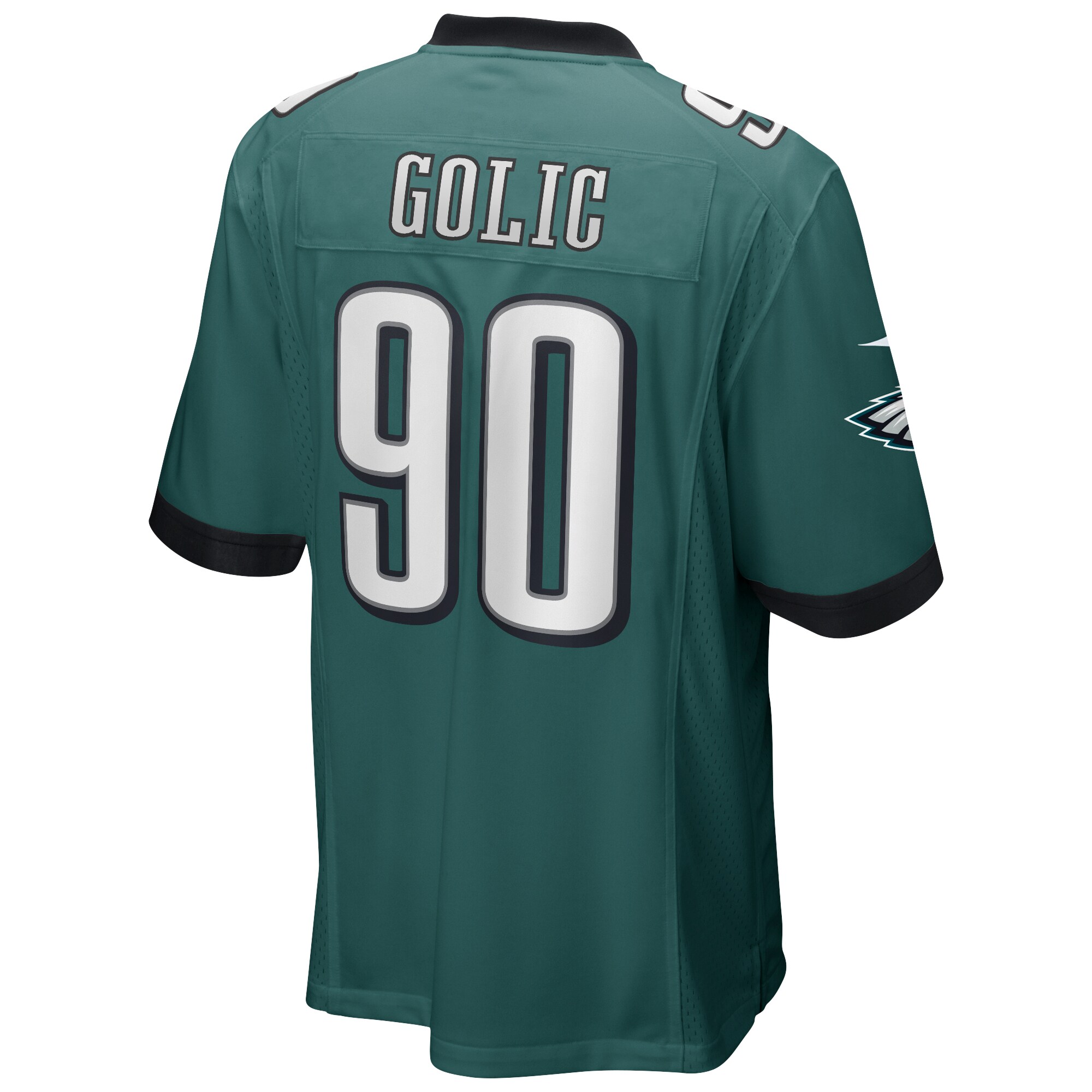 Mike Golic Philadelphia EaglesGame Retired Player Jersey - Midnight Green