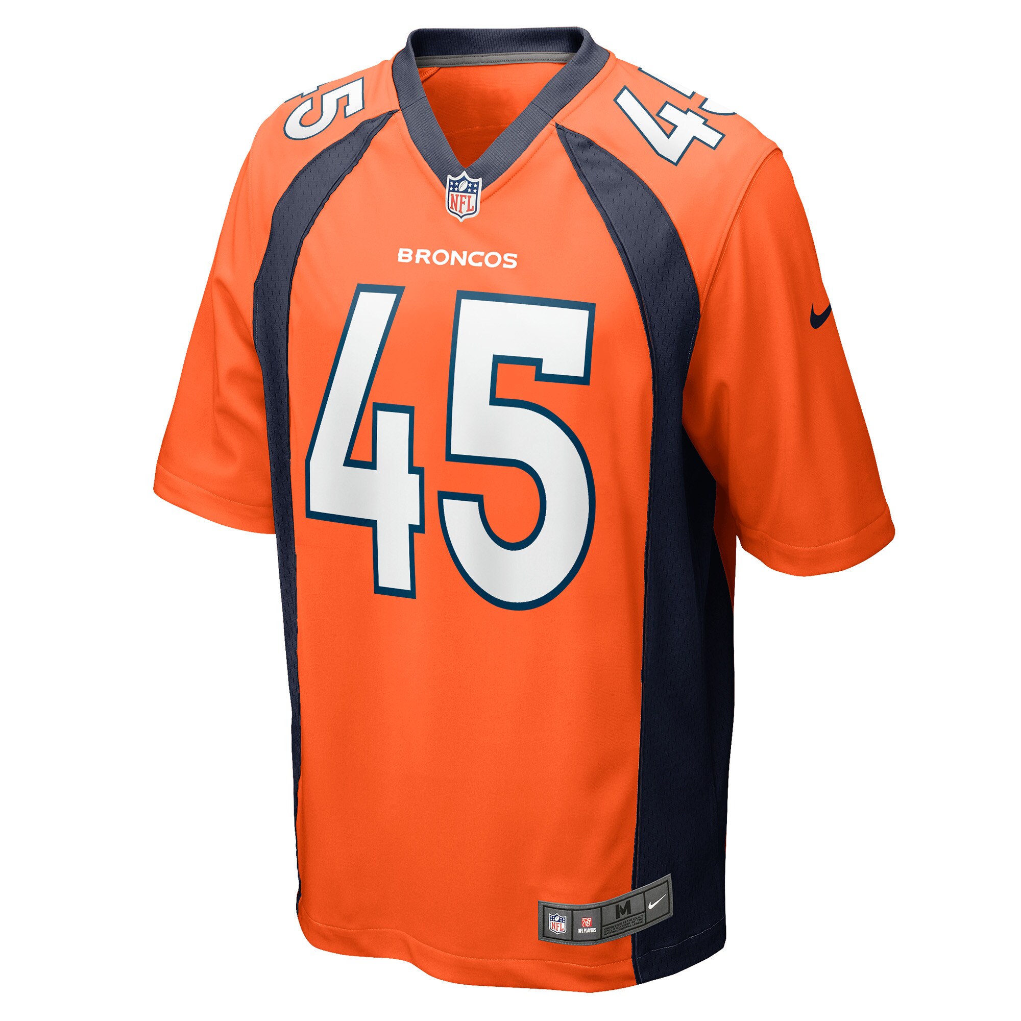 Christopher Allen Denver BroncosGame Player Jersey - Orange
