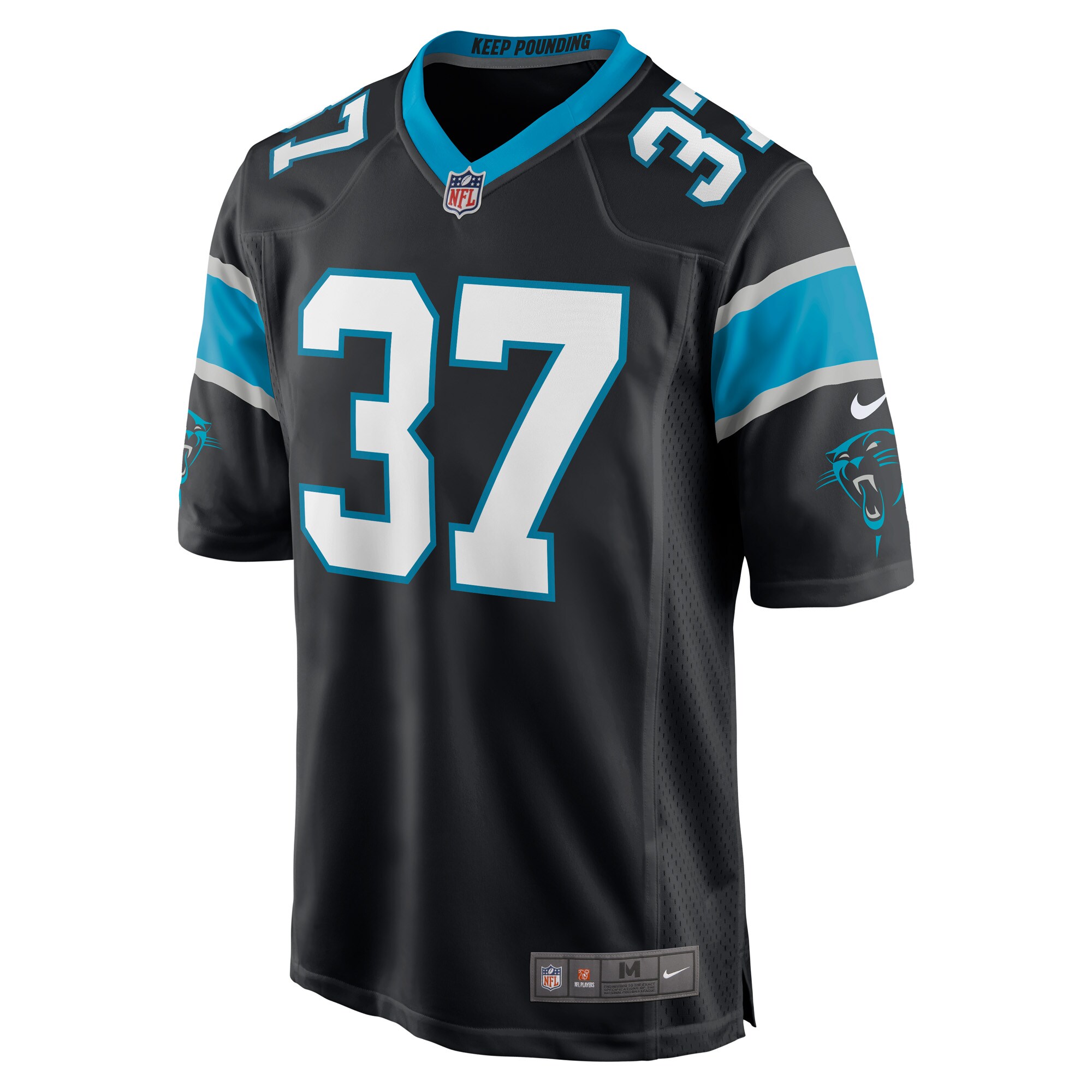 John Lovett Carolina PanthersGame Player Jersey - Black