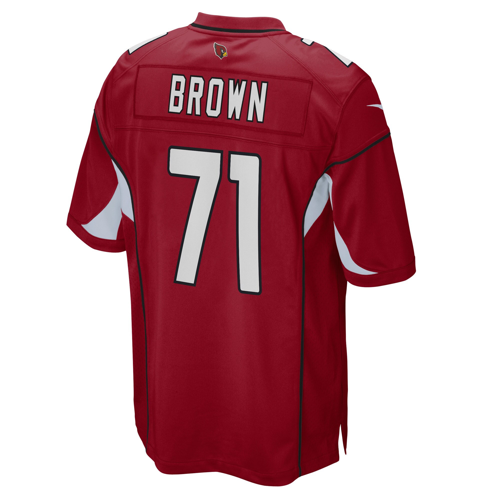 Andrew Brown Arizona CardinalsGame Player Jersey - Cardinal