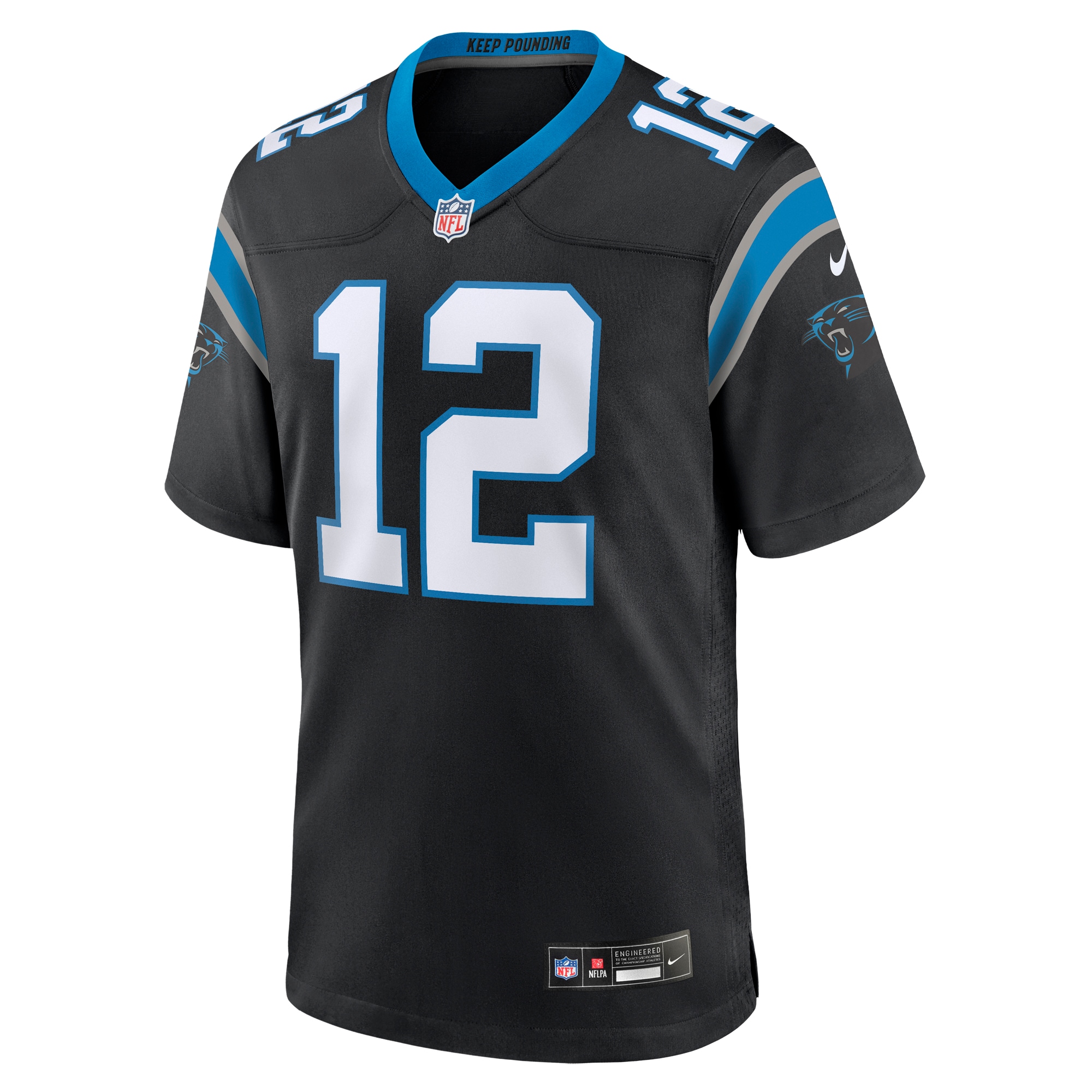 Shi Smith Carolina PanthersTeam Game Jersey - Black