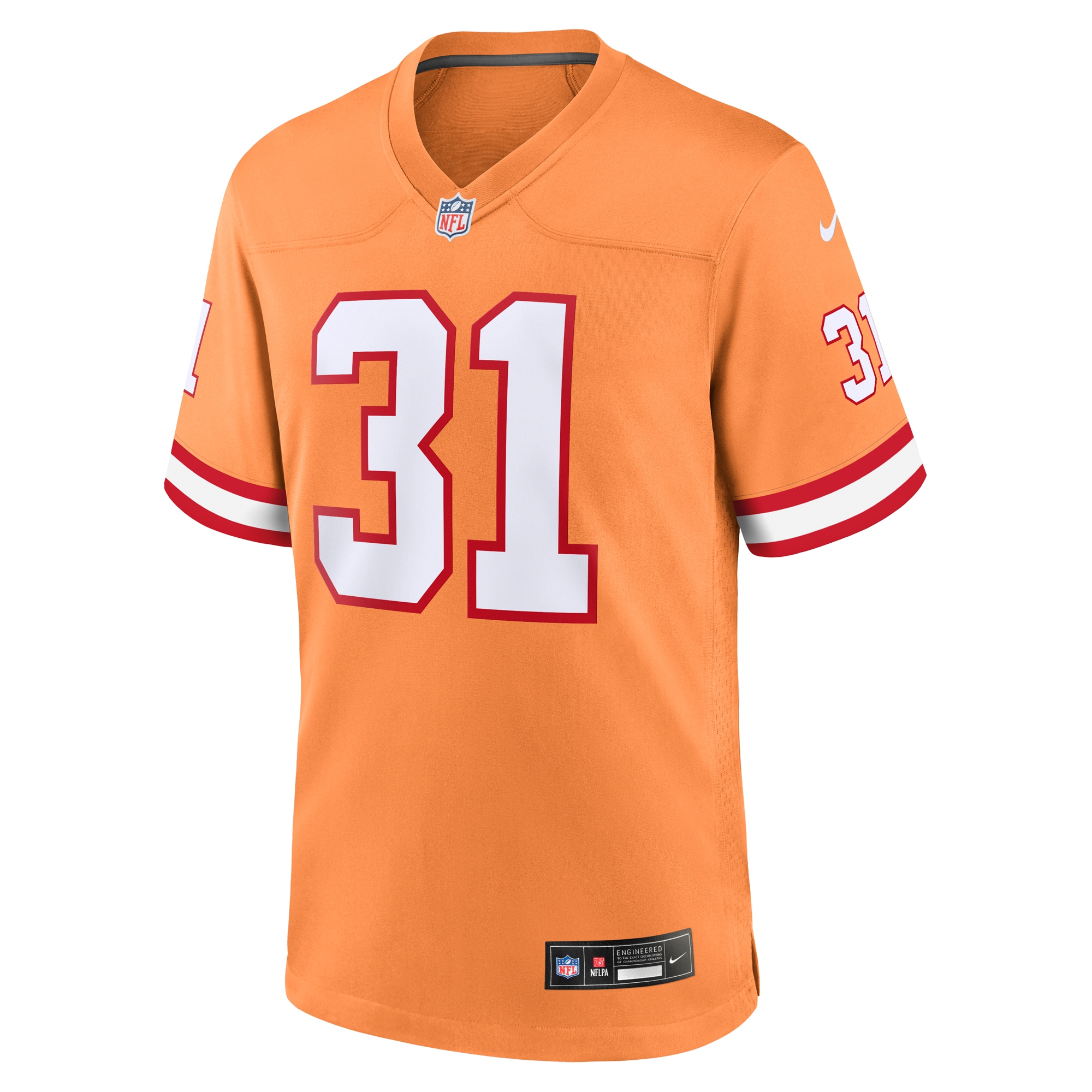 Antoine Winfield Jr. Tampa Bay BuccaneersThrowback Game Jersey - Orange