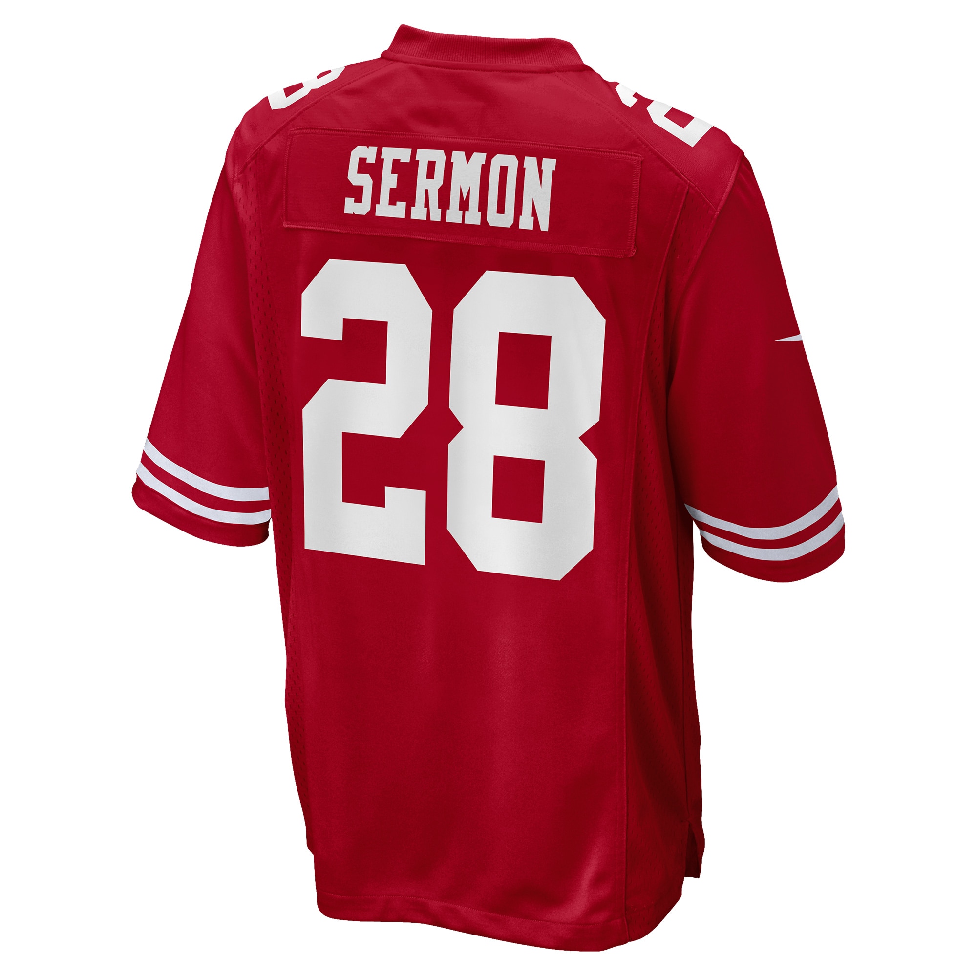 Trey Sermon San Francisco 49ers2021 NFL Draft Pick Game Jersey - Scarlet