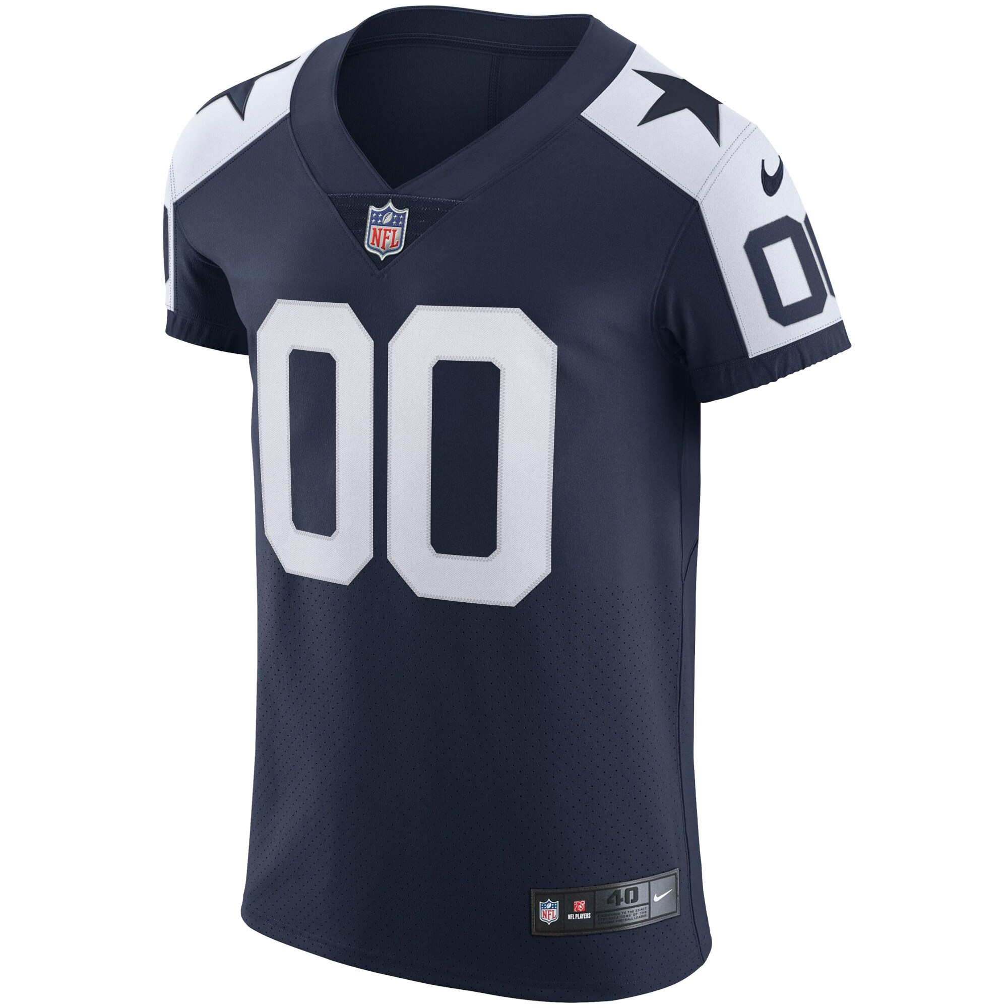 Dallas CowboysAlternate Vapor Elite Custom Jersey - Navy