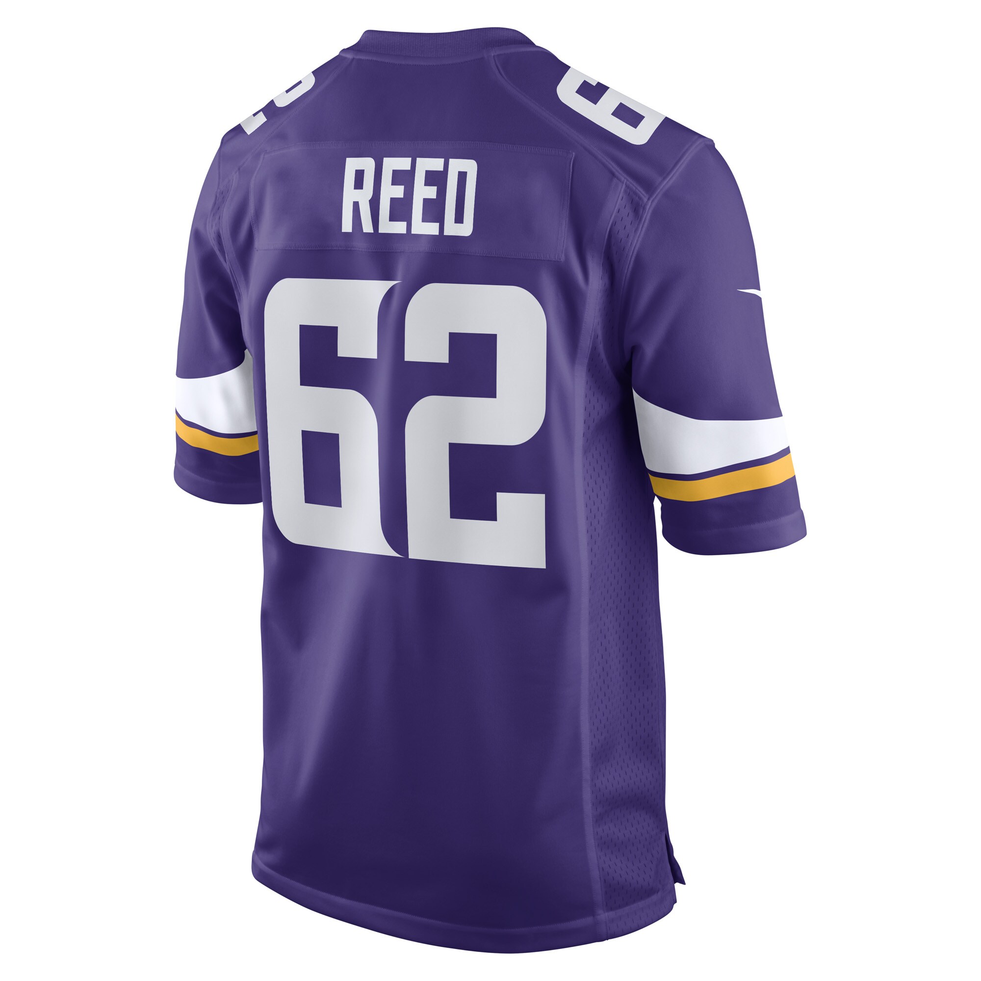 Chris Reed Minnesota VikingsGame Player Jersey - Purple