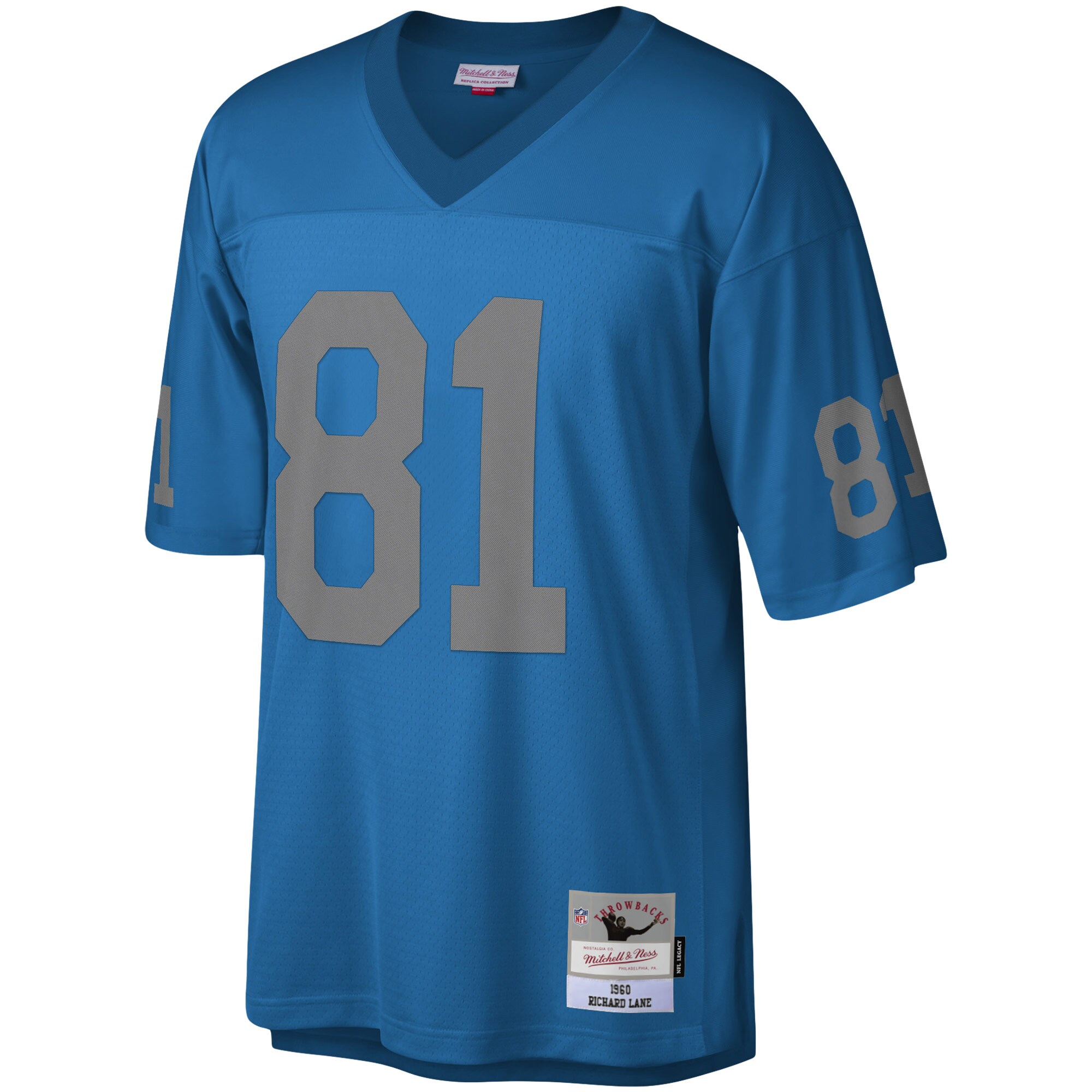 Dick ''Night Train'' Lane Detroit Lions Mitchell & Ness Legacy Replica Jersey - Blue