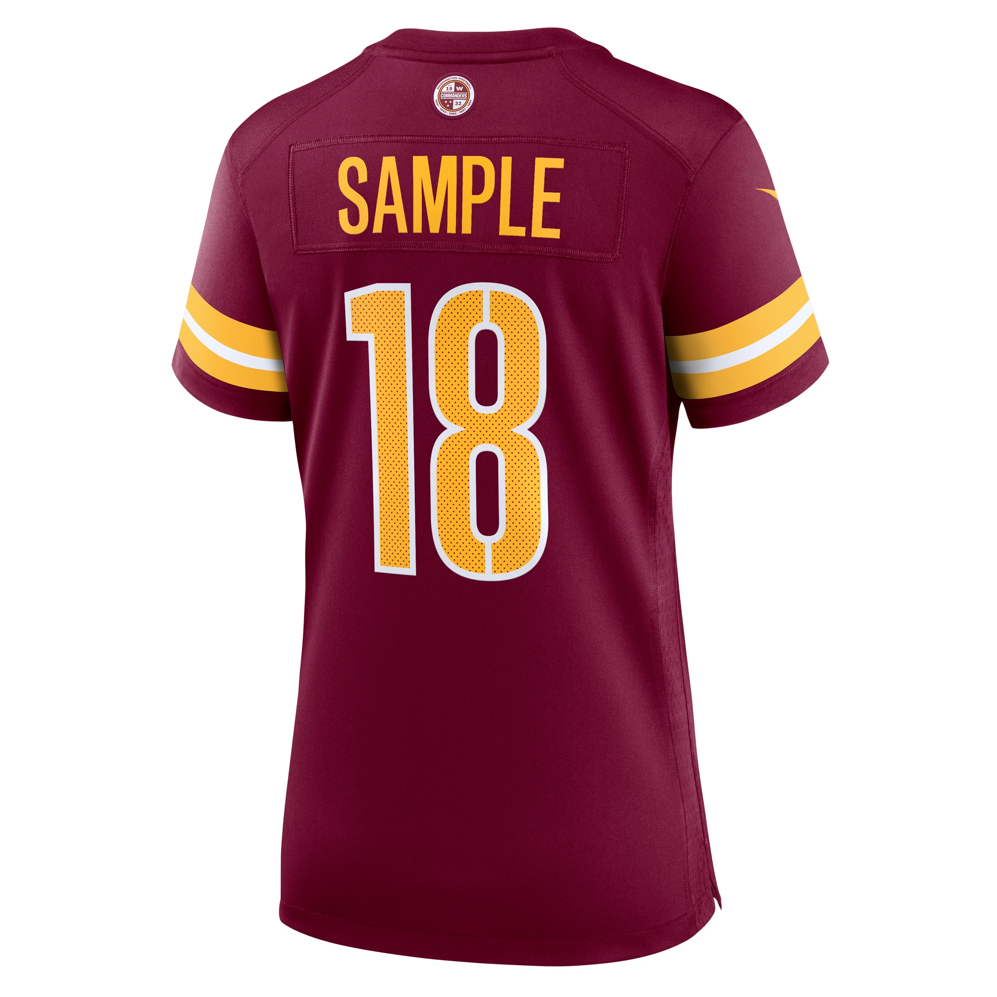 Jalen Sample Washington Commanders Women's Team Game Jersey - Burgundy