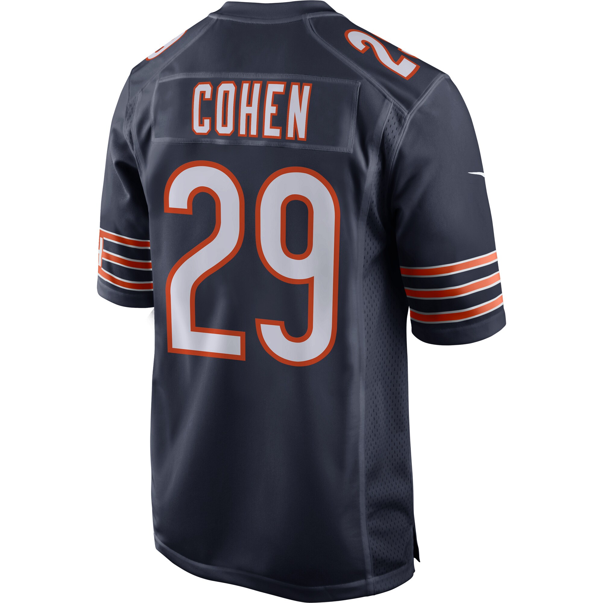 Tarik Cohen Chicago BearsGame Player Jersey - Navy