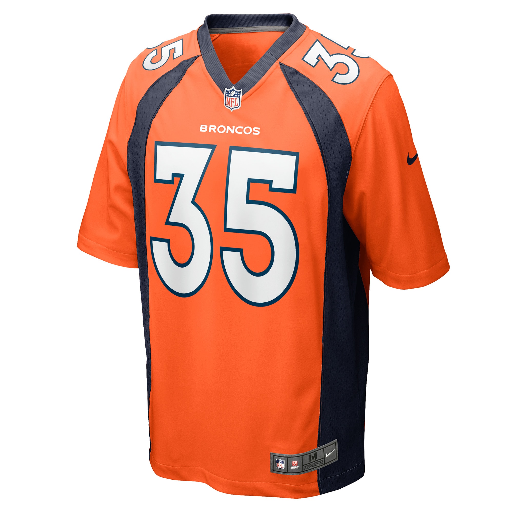 JaQuan McMillian Denver BroncosGame Player Jersey - Orange