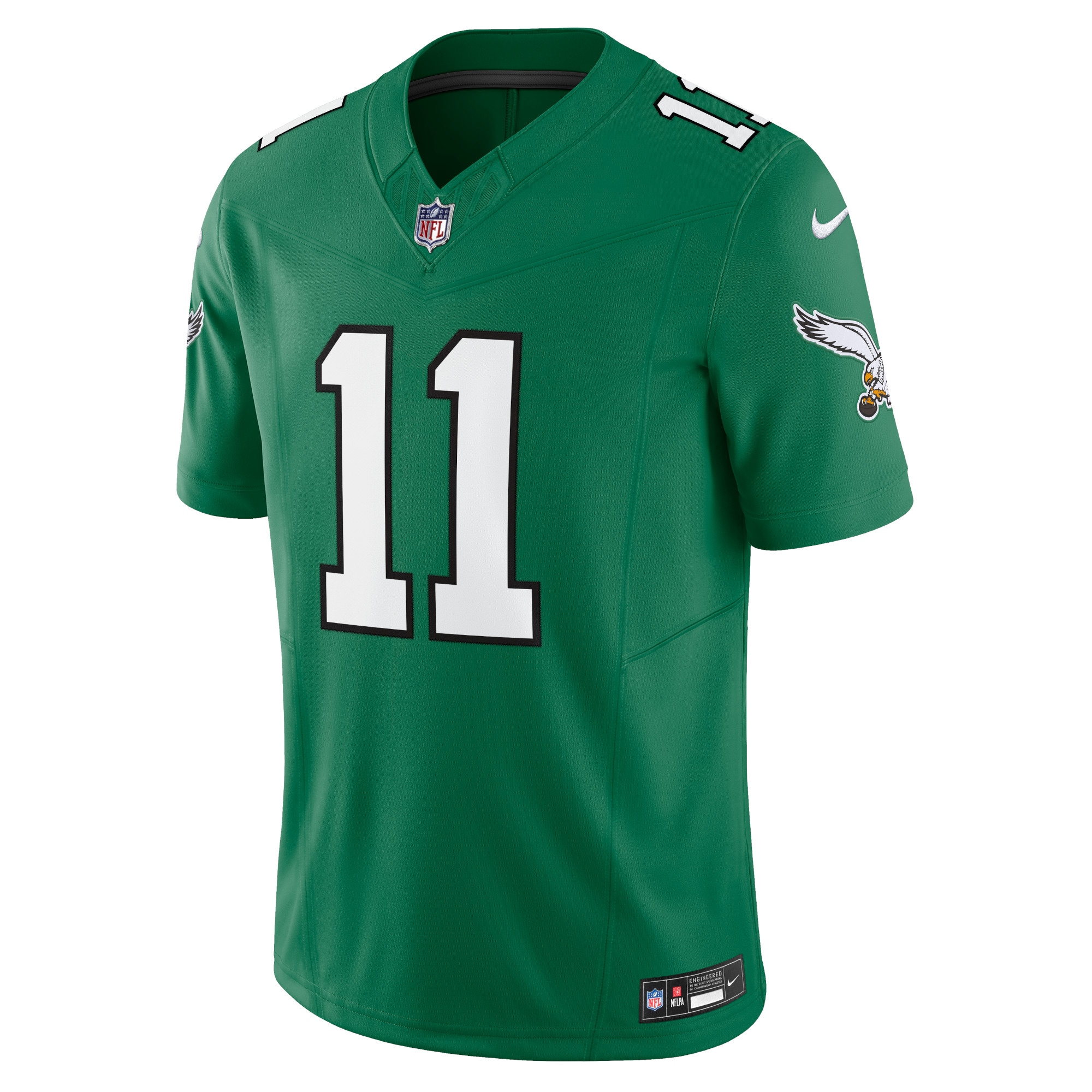 A.J. Brown Philadelphia EaglesAlternate Vapor F.U.S.E. Limited Jersey - Kelly Green