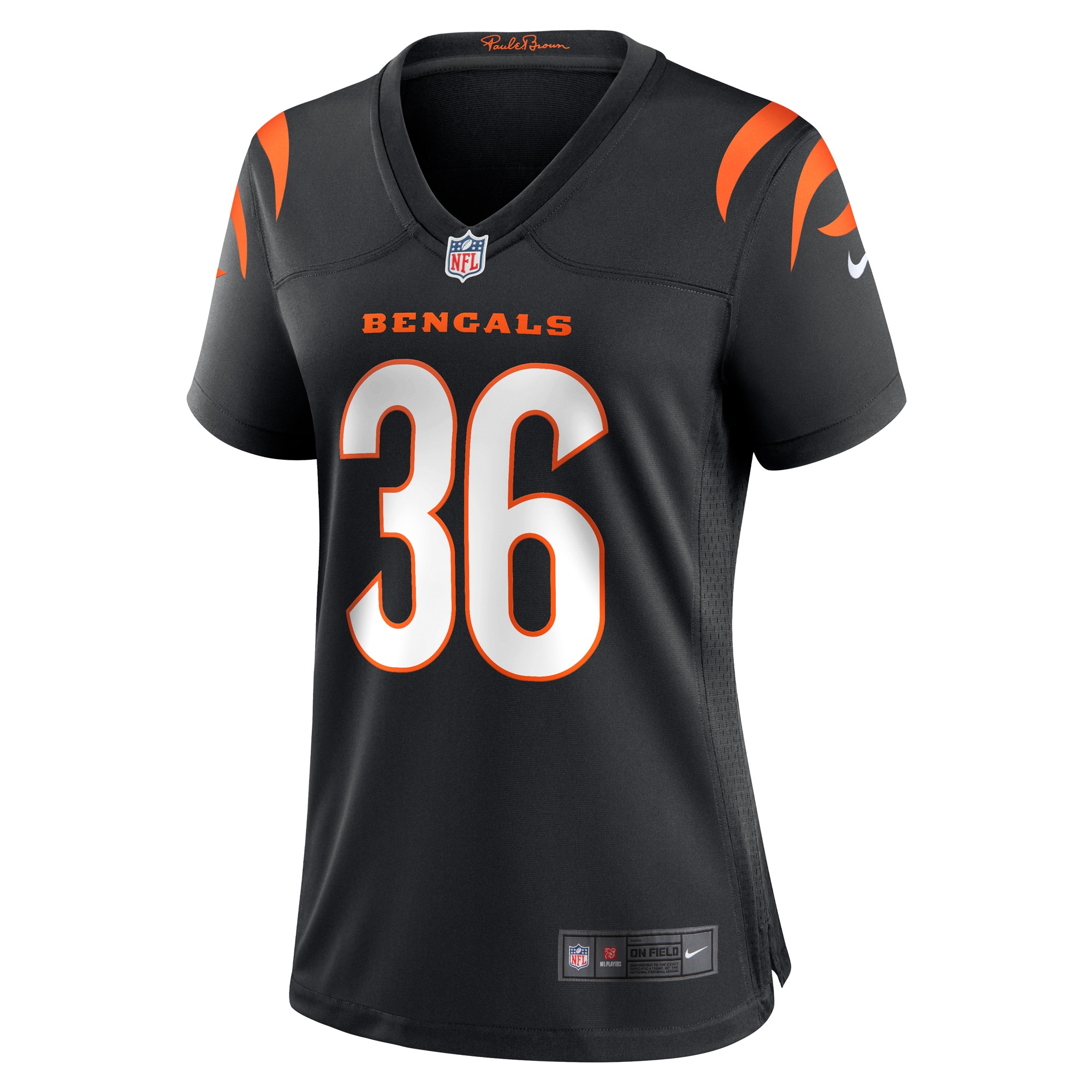 Elijah Holyfield Cincinnati Bengals Women's Game Player Jersey - Black