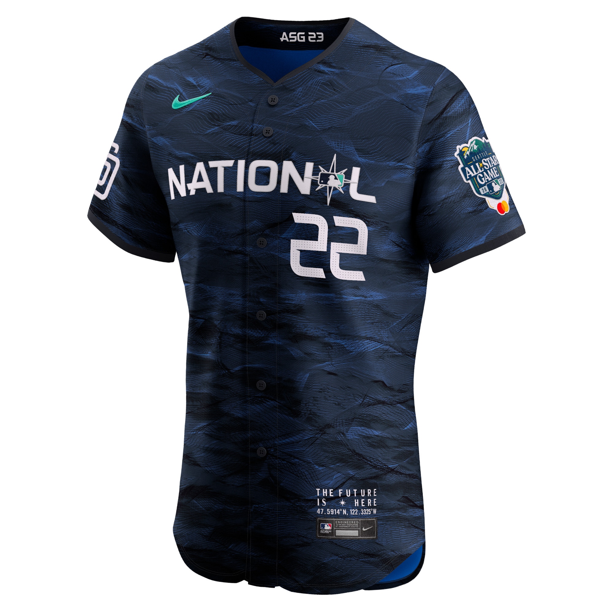 Juan Soto National League2023 MLB All-Star Game Vapor Premier Elite Player Jersey - Royal