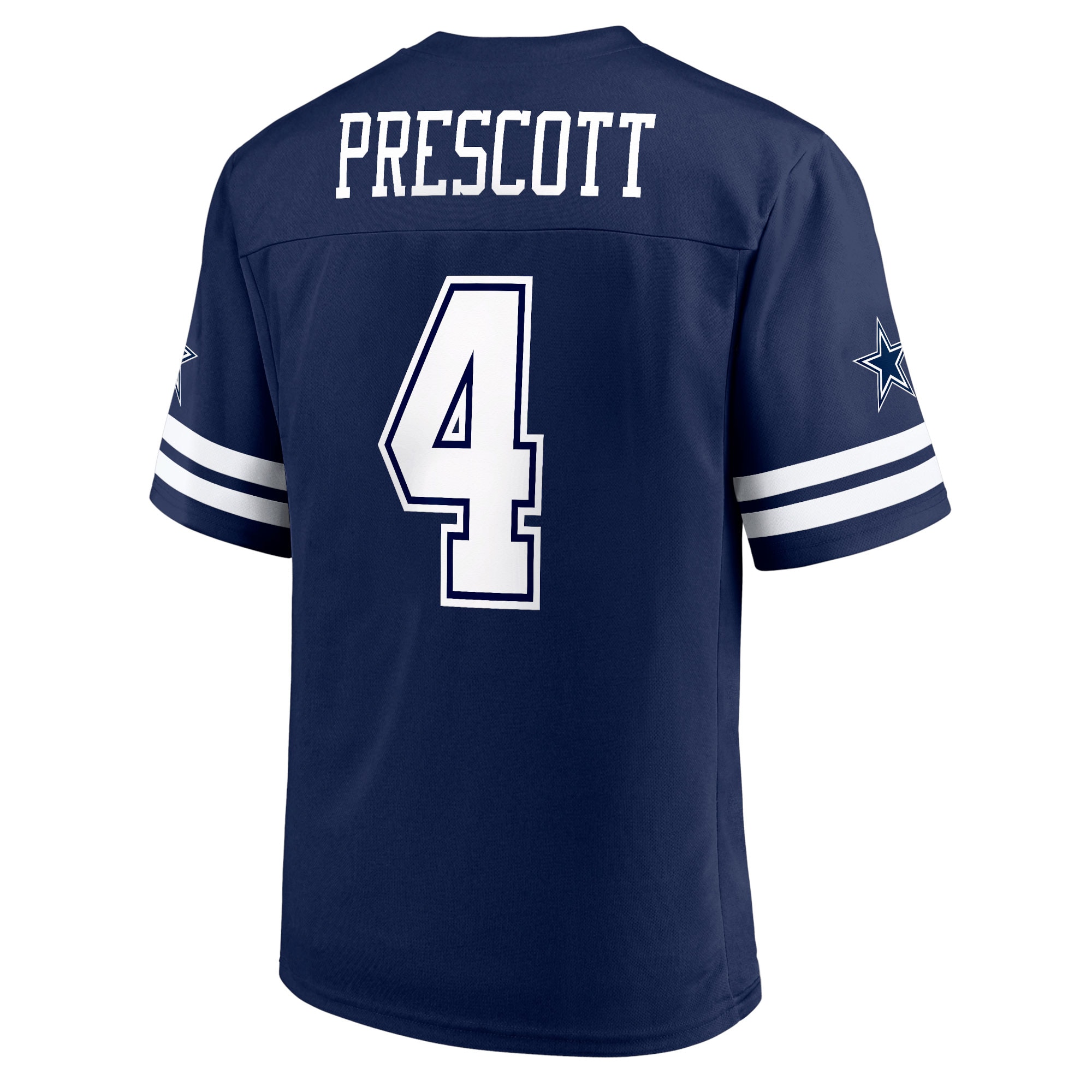 Men's Dallas Cowboys Dak Prescott Navy Replica Player Jersey