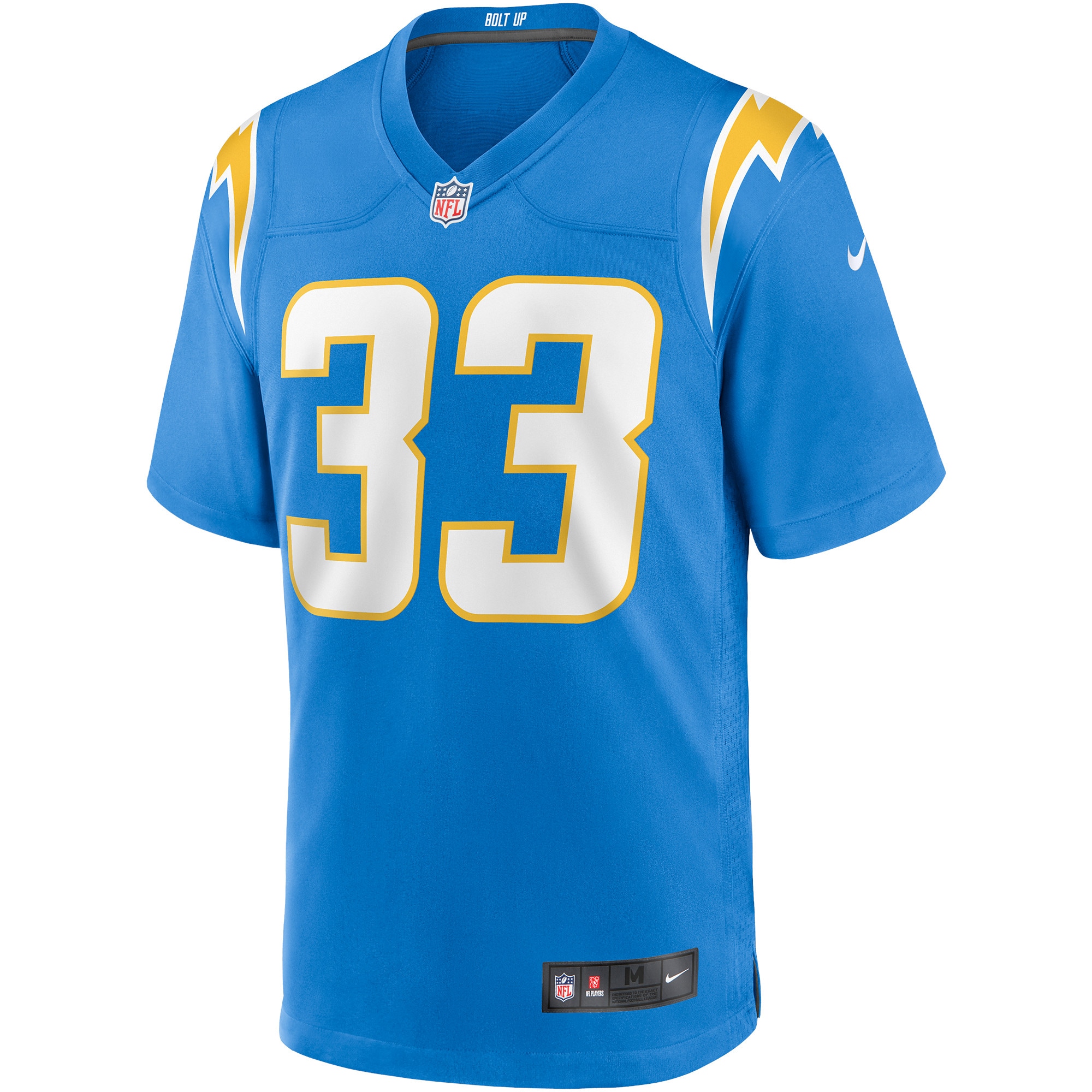 Derwin James Los Angeles ChargersGame Player Jersey - Powder Blue