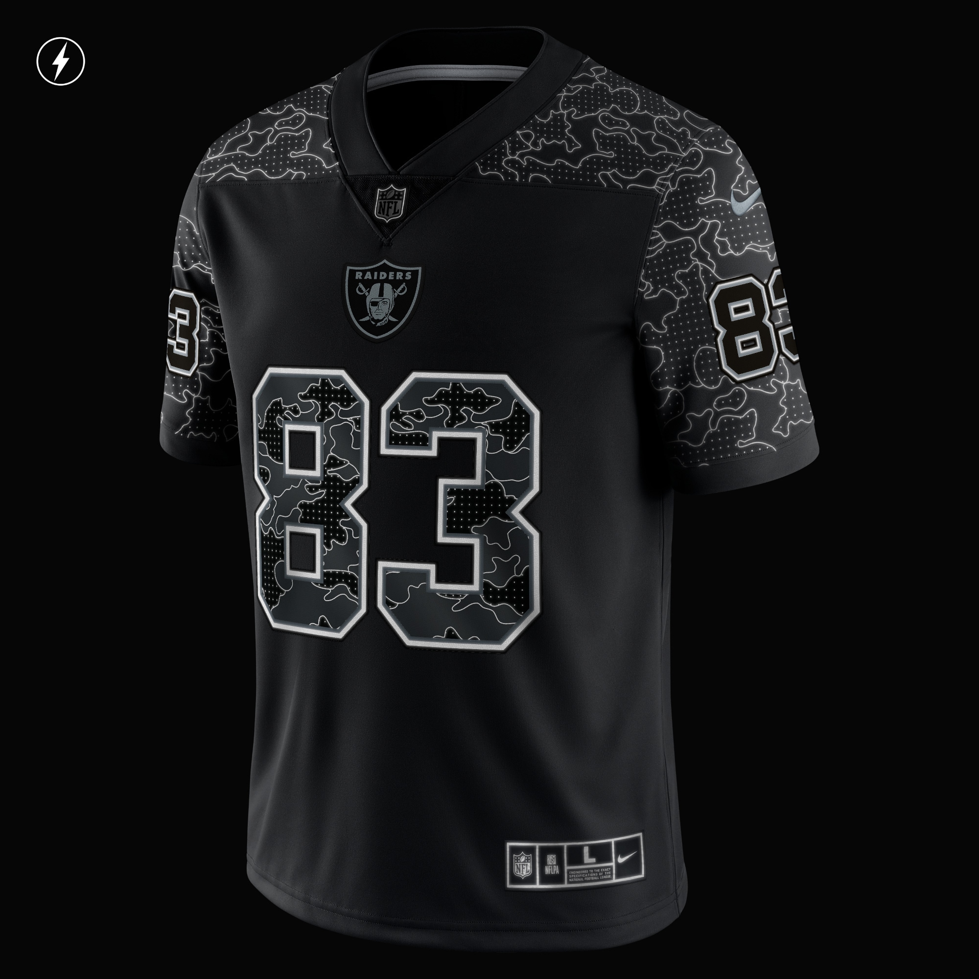 Darren Waller Las Vegas RaidersRFLCTV Limited Jersey - Black