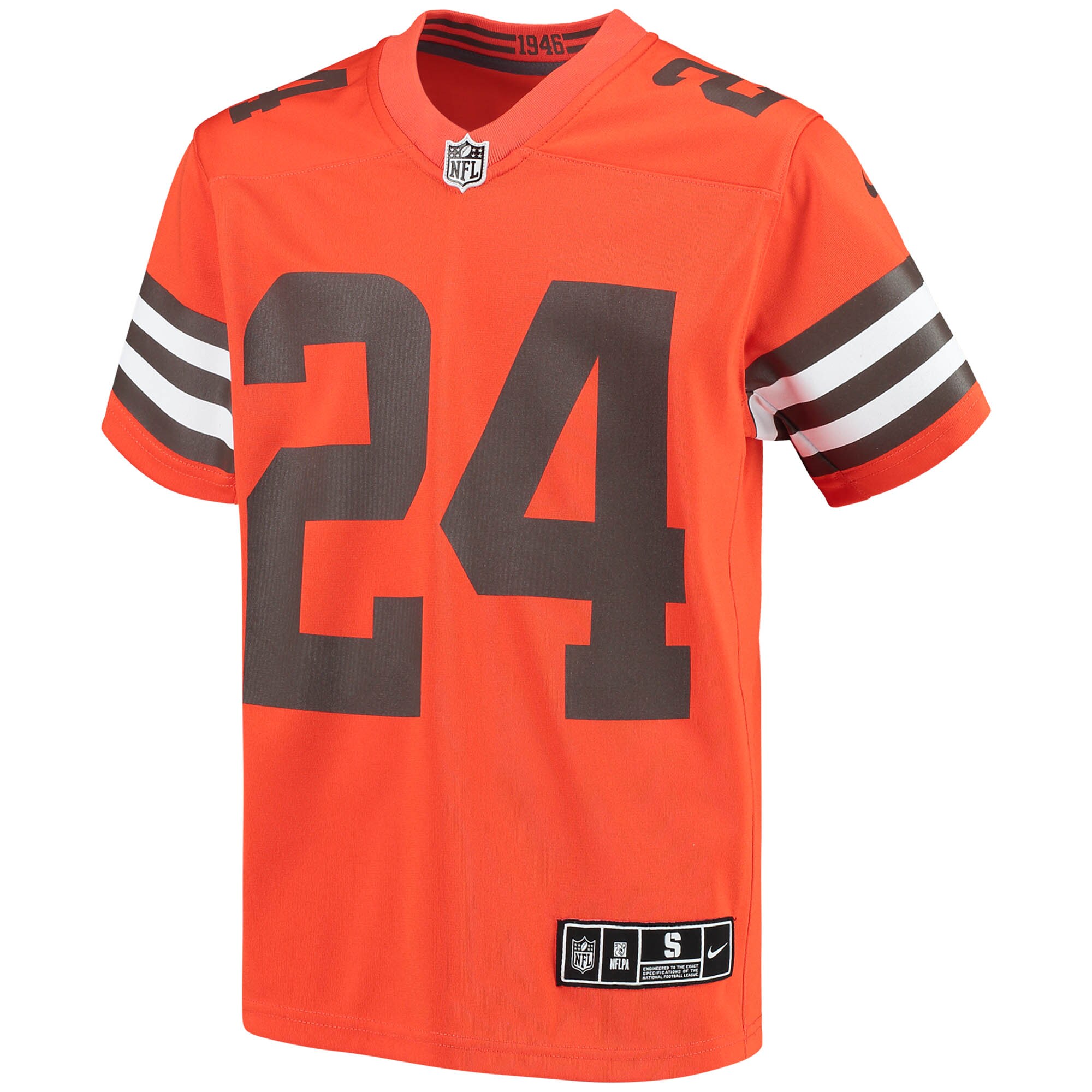 Nick Chubb Cleveland BrownsYouth Inverted Team Game Jersey - Orange