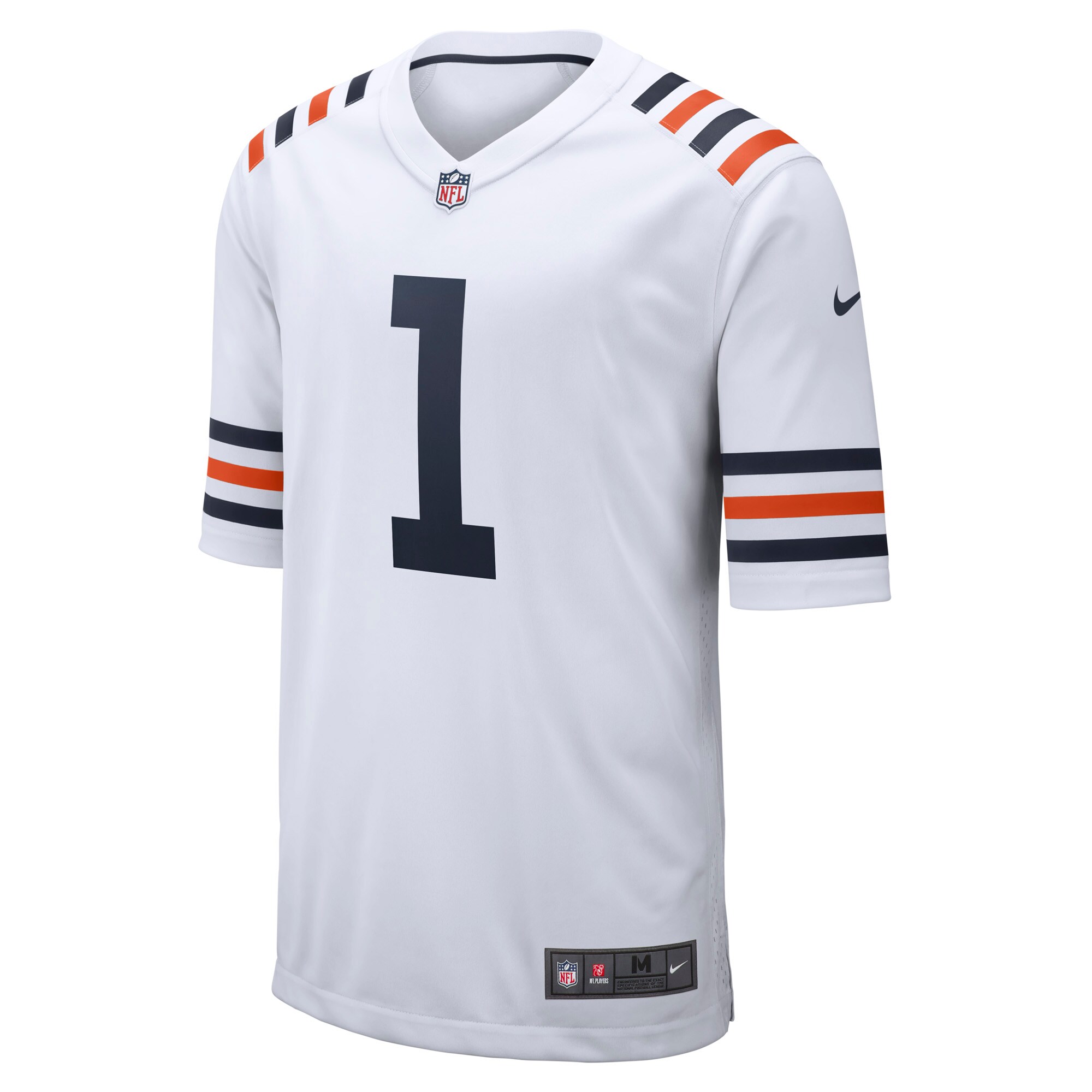 Justin Fields Chicago Bears2021 NFL Draft First Round Pick Alternate Classic Game Jersey - White