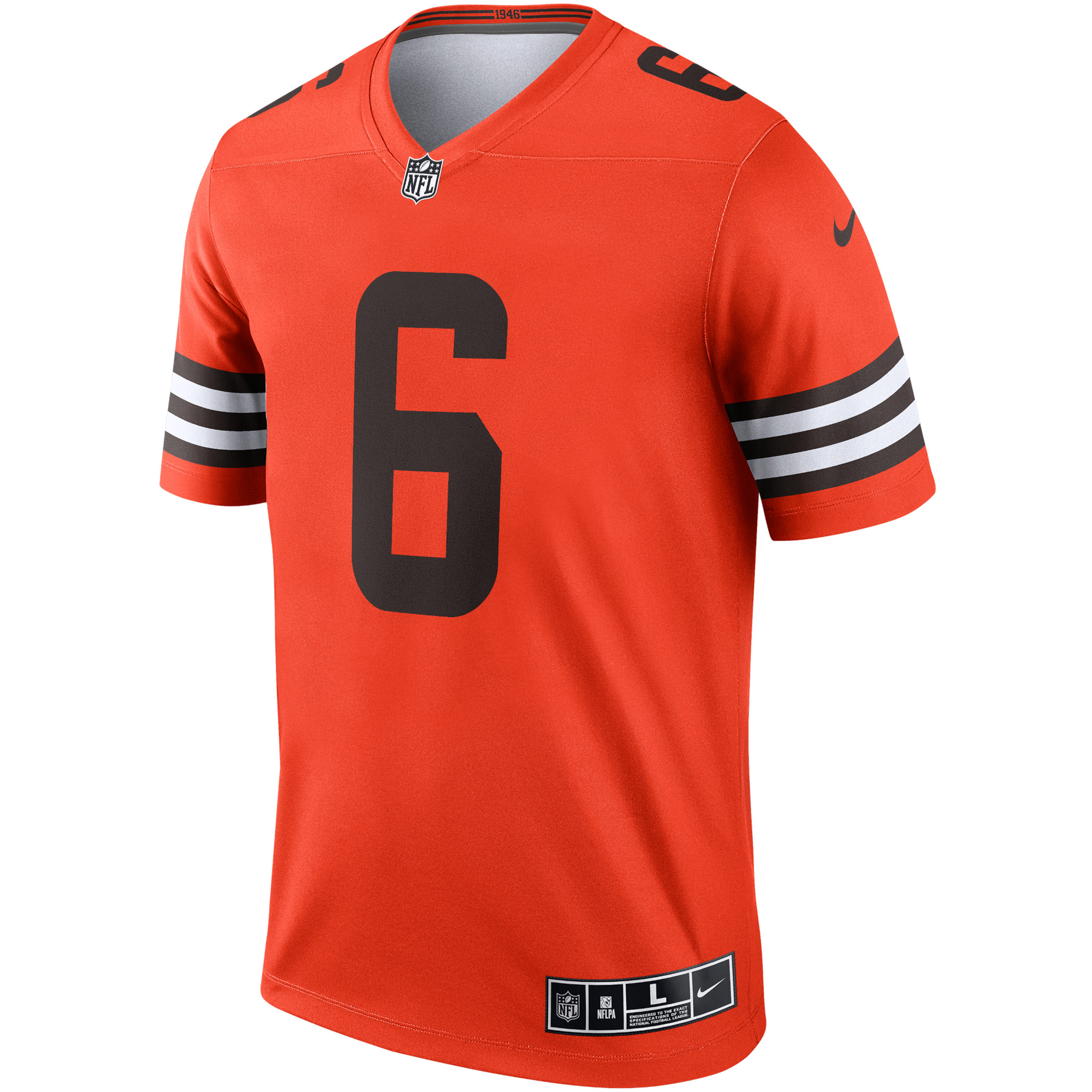 Baker Mayfield Cleveland BrownsInverted Legend Jersey - Orange
