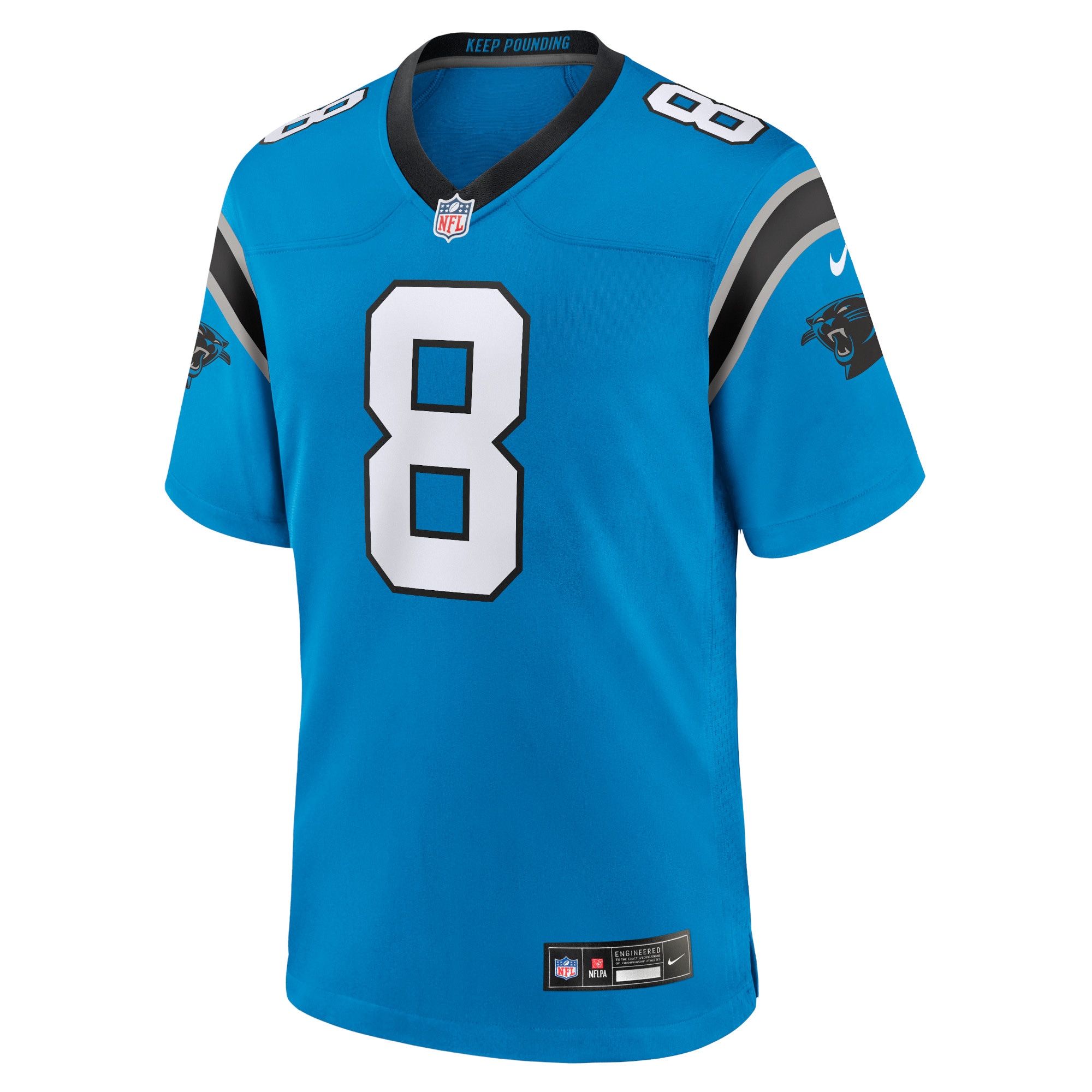 Jaycee Horn Carolina PanthersAlternate Game Jersey - Blue