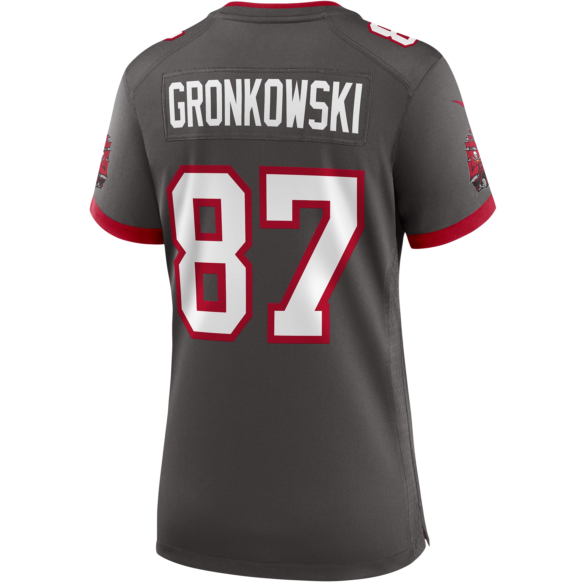 Rob Gronkowski Tampa Bay Buccaneers Women's Alternate Game Jersey - Pewter