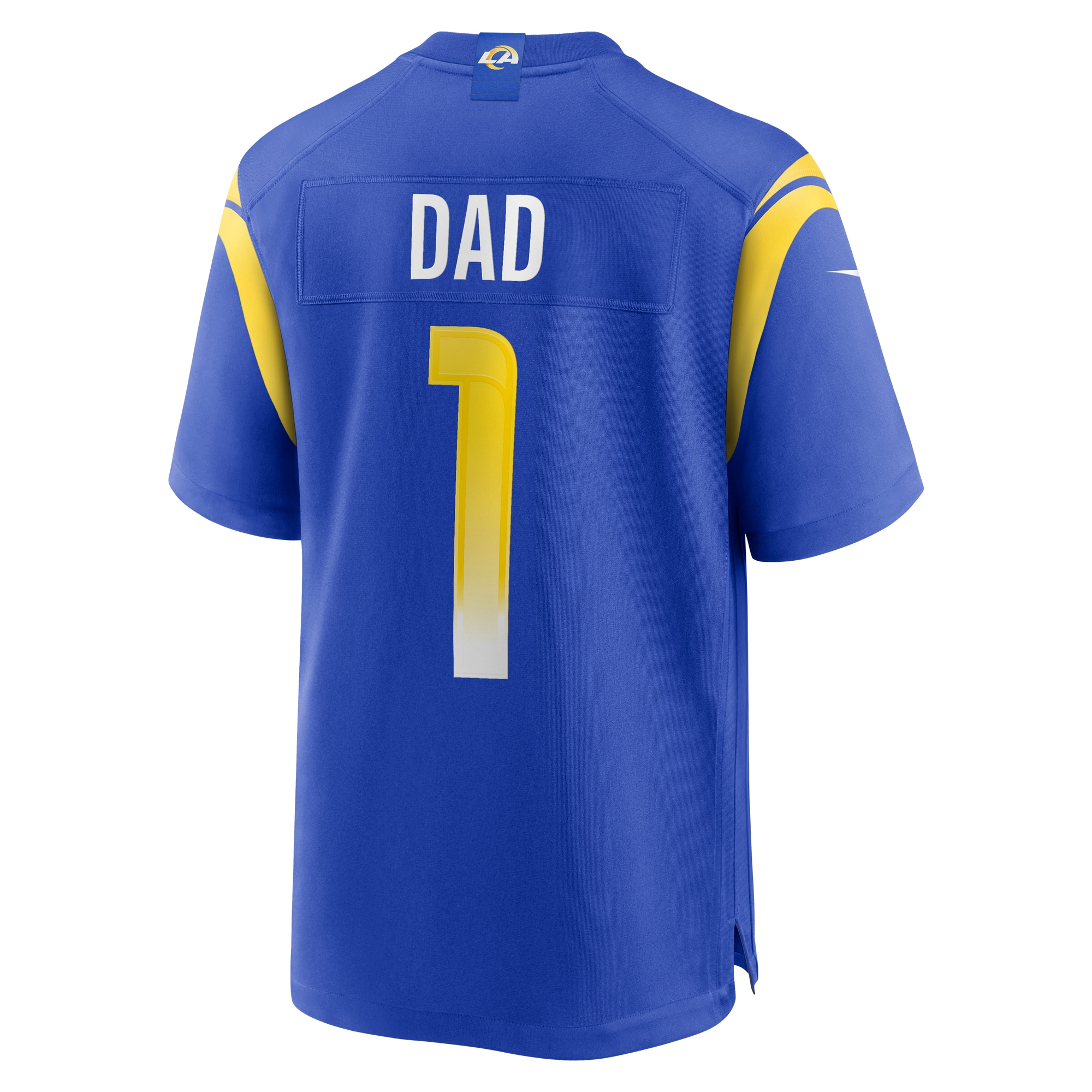 Number 1 Dad Los Angeles RamsGame Jersey - Royal